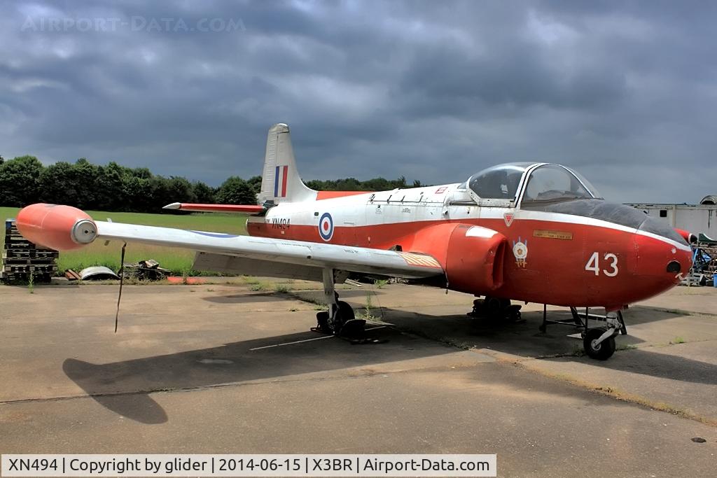 XN494, 1960 Hunting P-84 Jet Provost T.3A C/N PAC/W/10155, Bruntingthorpe