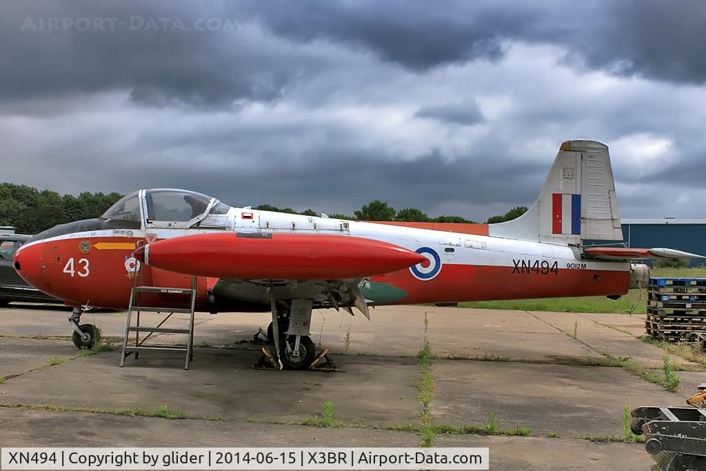 XN494, 1960 Hunting P-84 Jet Provost T.3A C/N PAC/W/10155, Bruntingthorpe