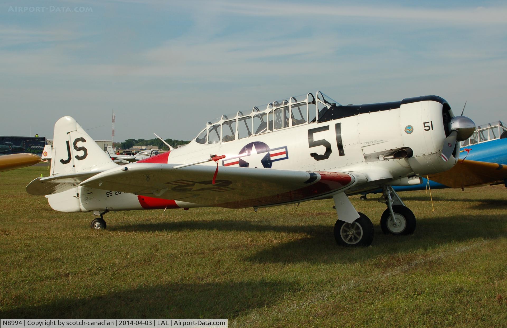 N8994, 1943 Noorduyn AT-16 Harvard II C/N 66-2814, 1943 Noorduyn AT-16 Harvard II, N8994, at 2014 Sun n Fun, Lakeland Linder Regional Airport, Lakeland, FL