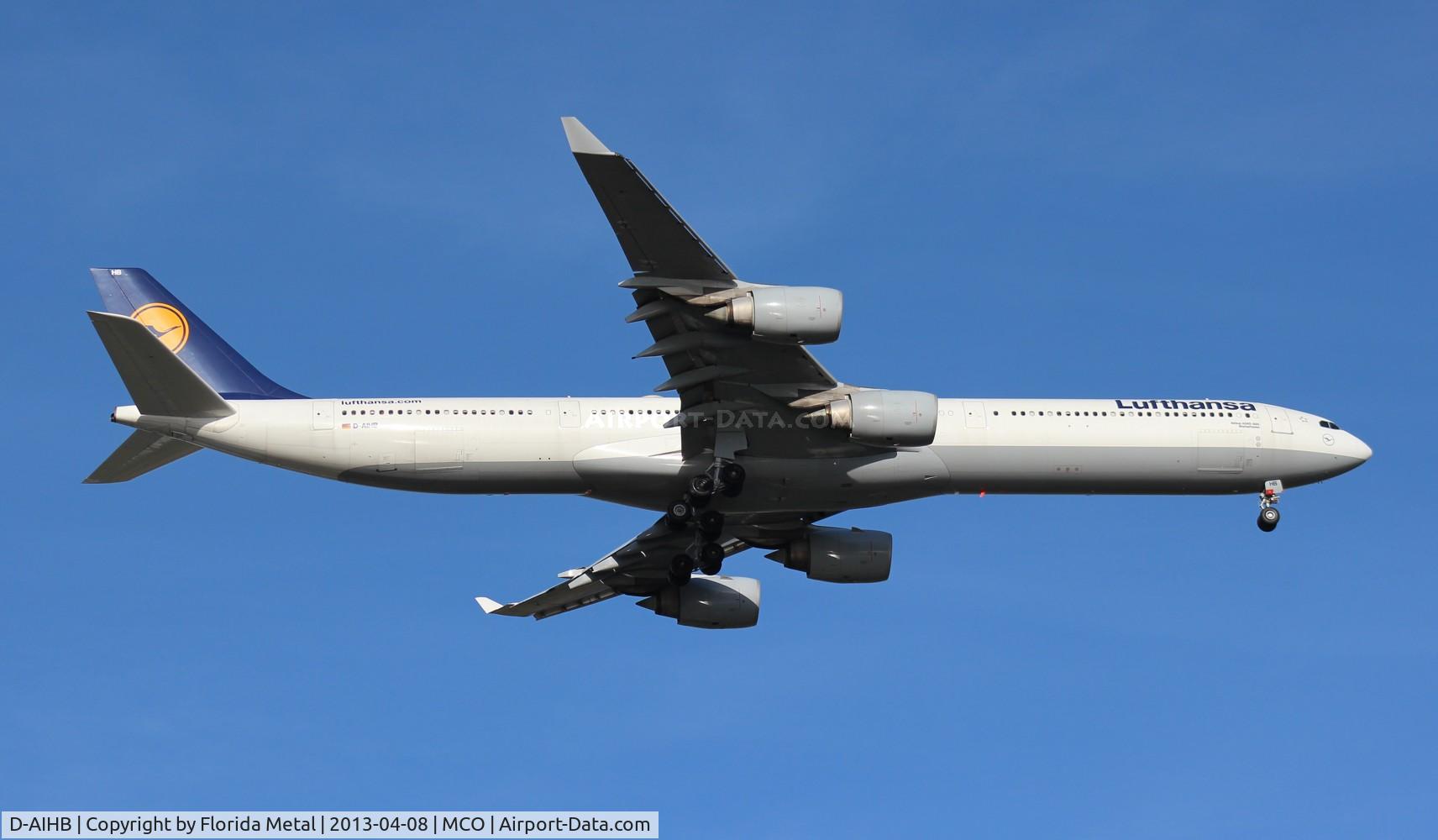 D-AIHB, 2003 Airbus A340-642 C/N 517, Lufthansa A340-600