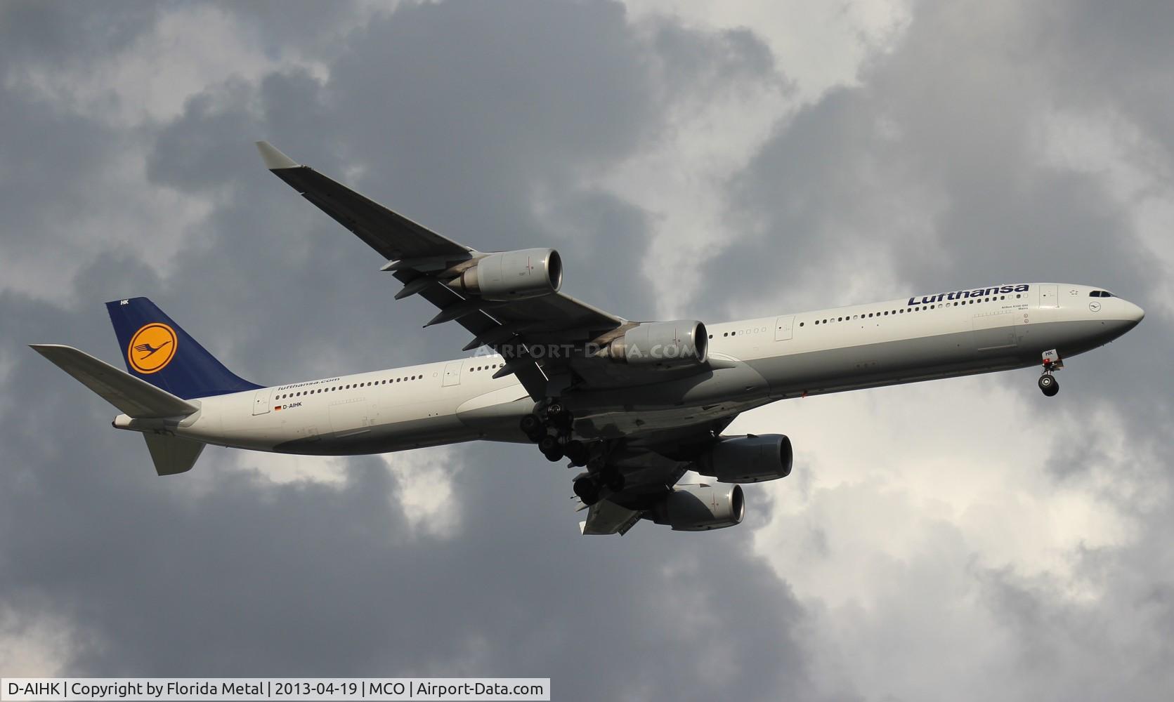 D-AIHK, 2004 Airbus A340-642 C/N 580, Lufthansa A340-600