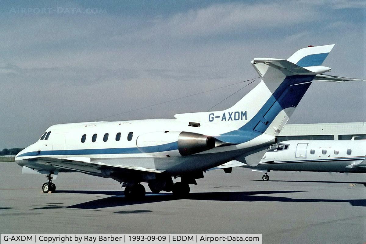 G-AXDM, 1969 Hawker Siddeley HS.125 Series 400B C/N 25194, Hawker Siddeley HS.125/400B [25194] Munich~D 09/09/1993