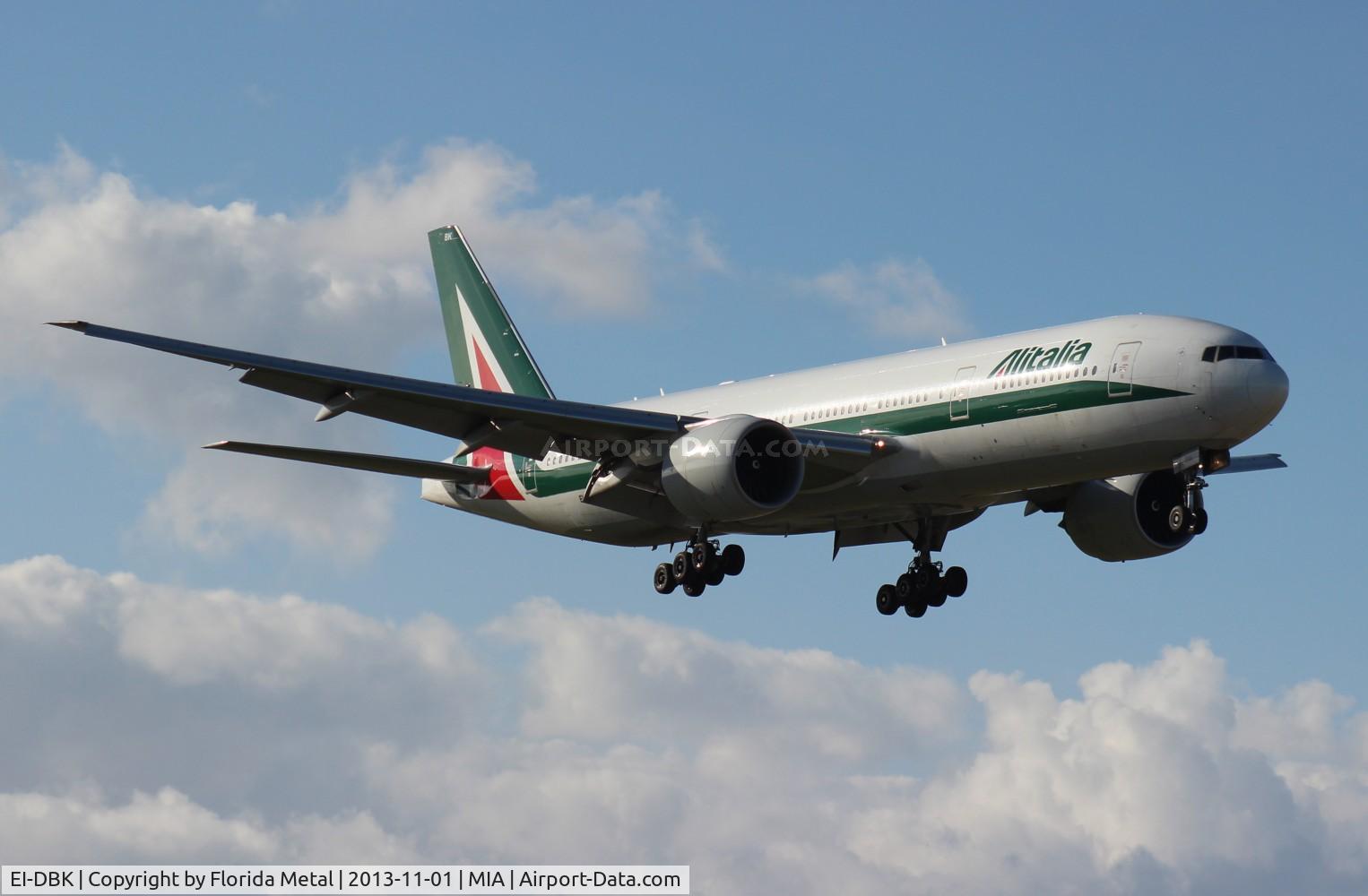 EI-DBK, 2003 Boeing 777-243/ER C/N 32783, Alitalia 777-200