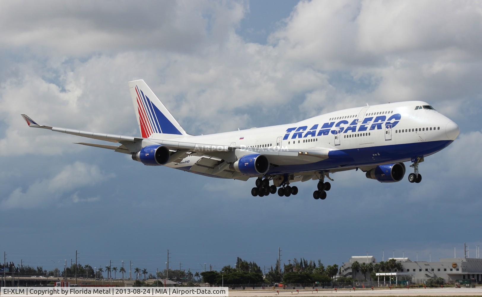 EI-XLM, 2001 Boeing 747-412 C/N 28028, Transaero 747-400