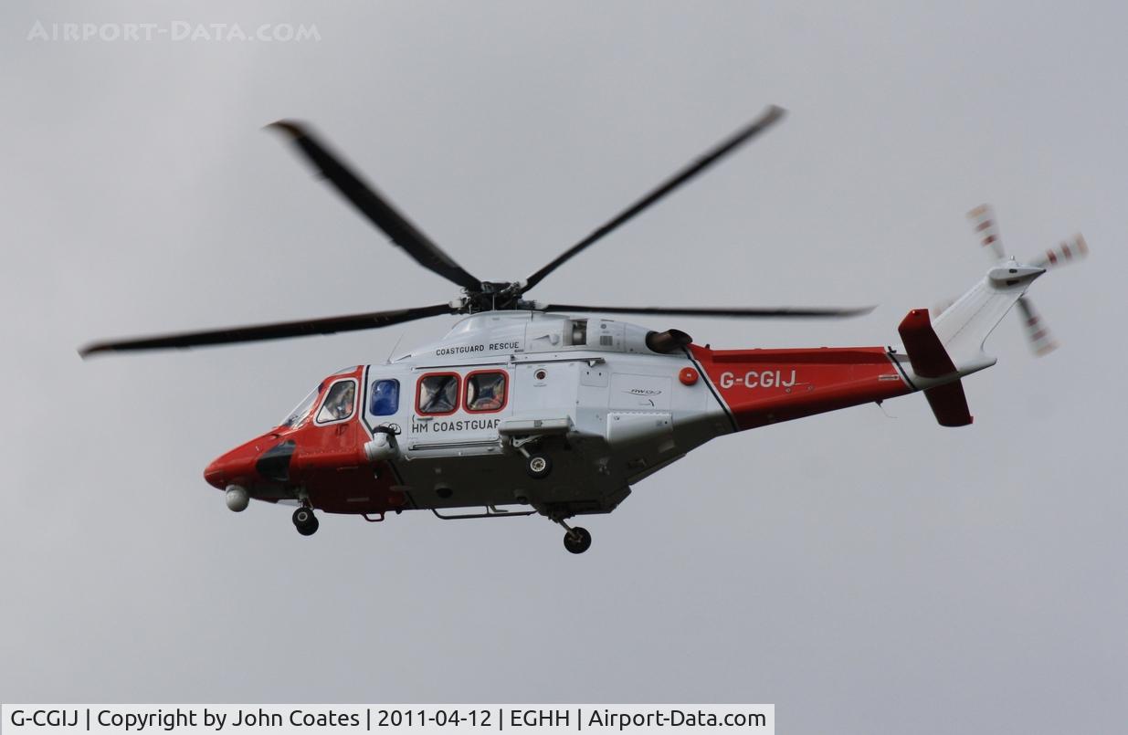 G-CGIJ, 2007 AgustaWestland AW-139 C/N 31203, Low pass