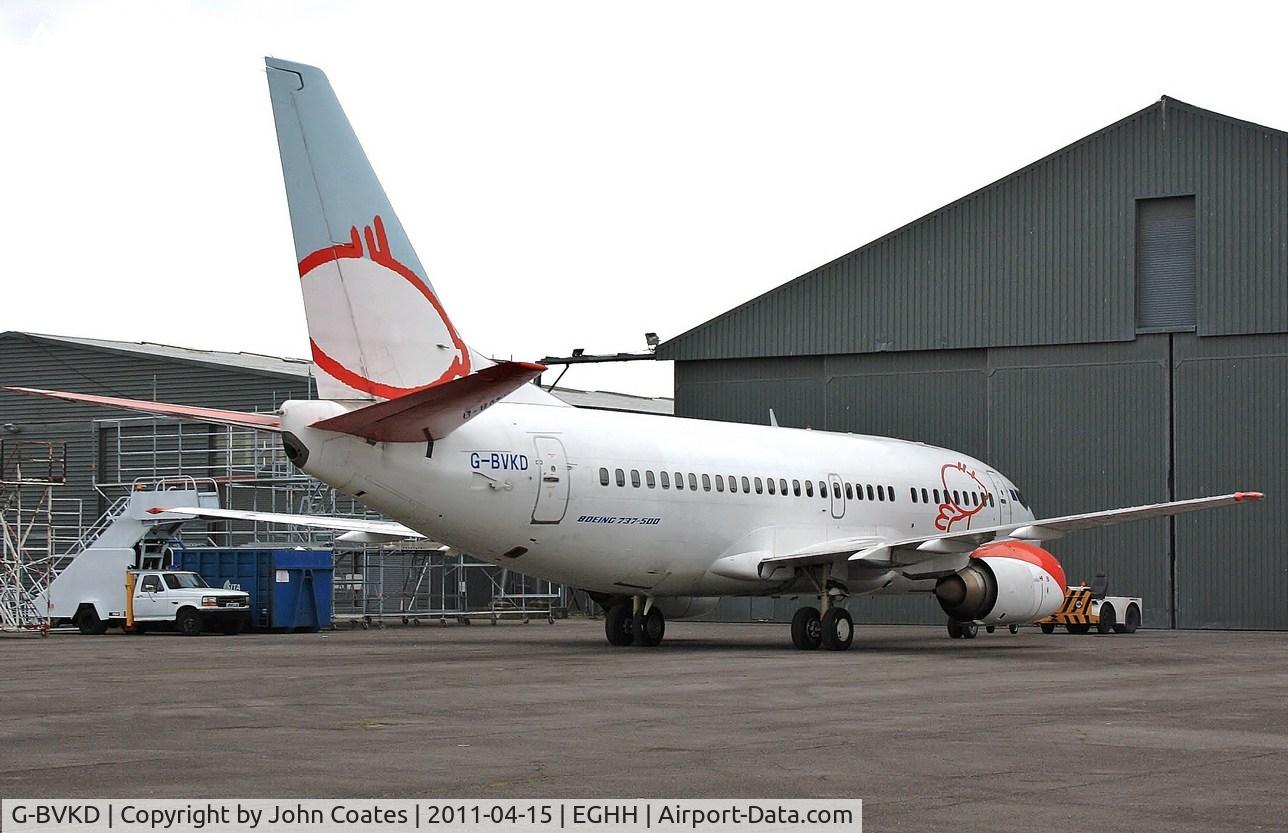 G-BVKD, 1992 Boeing 737-59D C/N 26421, At paintshop