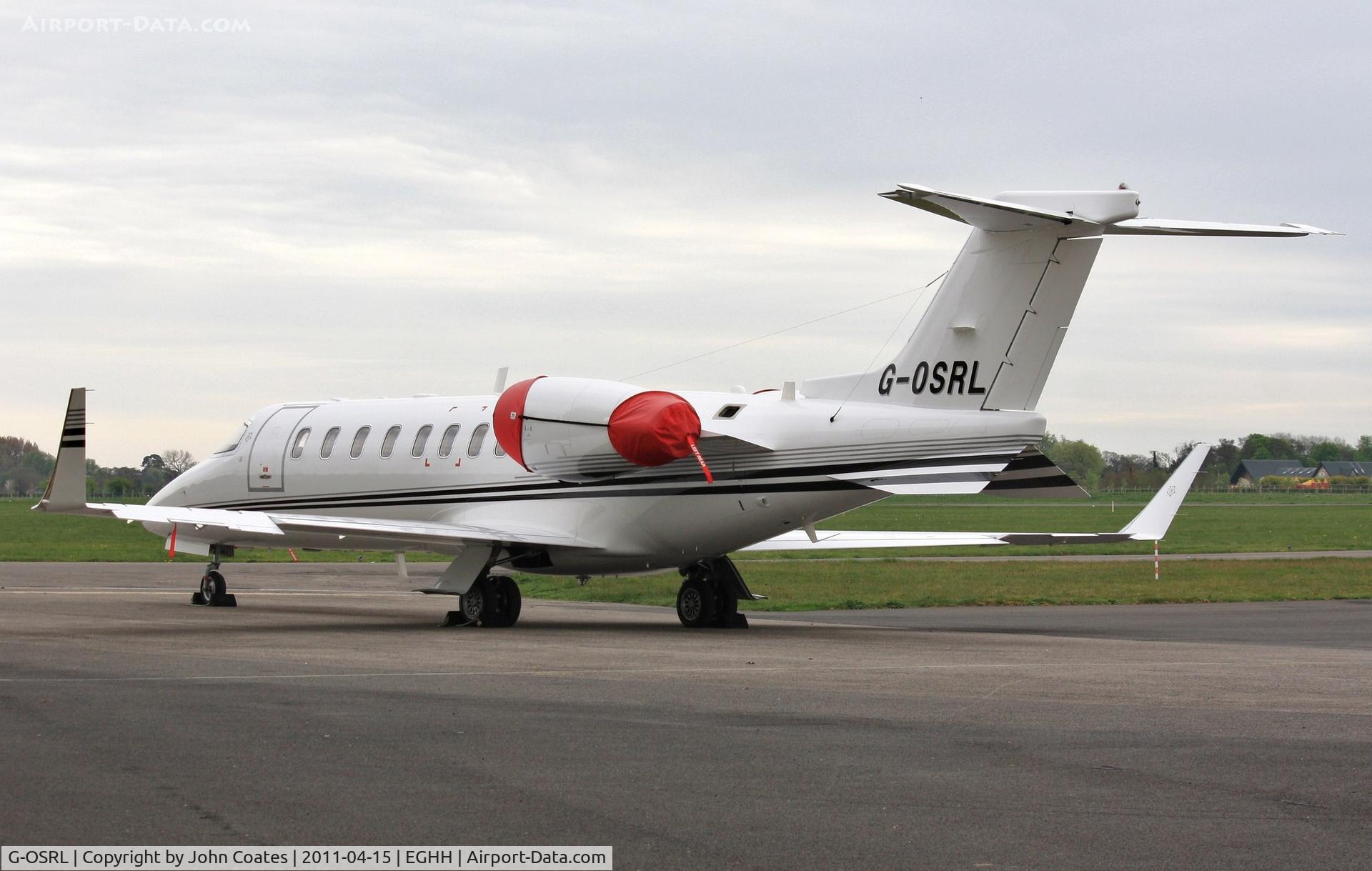 G-OSRL, 2009 Learjet 45 C/N 45-391, At CSE