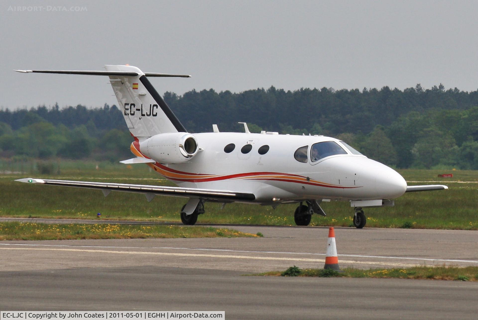 EC-LJC, 2010 Cessna 510 Citation Mustang Citation Mustang C/N 510-0355, Arriving CSE