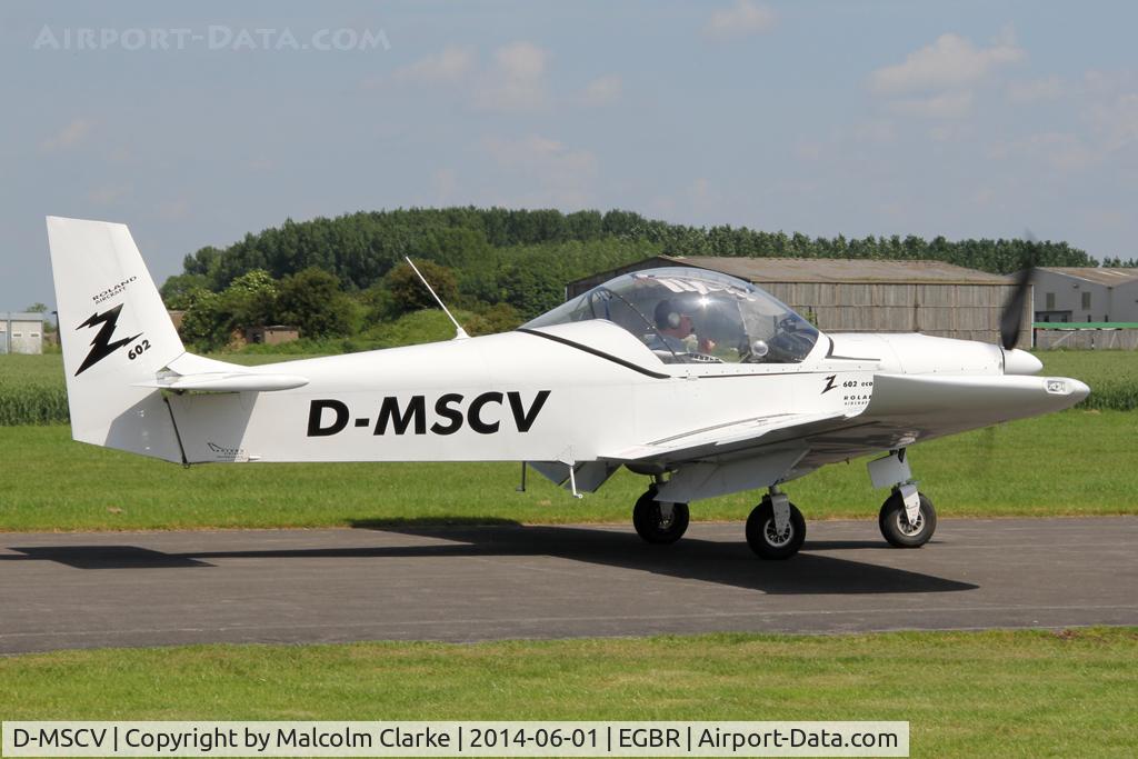 D-MSCV, 2009 Roland Z-602 C/N Not found D-MSCV, Roland Z-602 at The Real Aeroplane Club's Biplane and Open Cockpit Fly-In, Breighton Airfield UK, June 1st 2014.