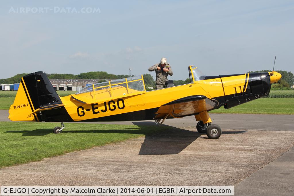 G-EJGO, 1958 Zlin Z-226 Trener C/N 199, Zlin Z-226 Trener at The Real Aeroplane Club's Biplane and Open Cockpit Fly-In, Breighton Airfield UK, June 1st 2014.