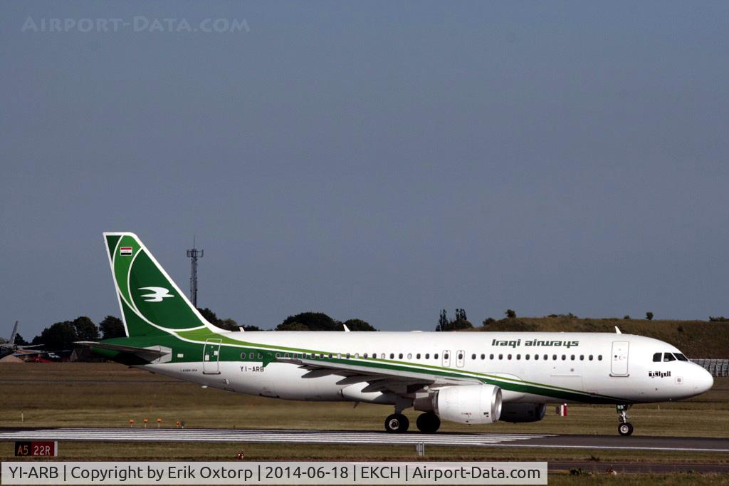 YI-ARB, 2012 Airbus A320-214 C/N 5290, YI-ARB taking off from rw 22R.