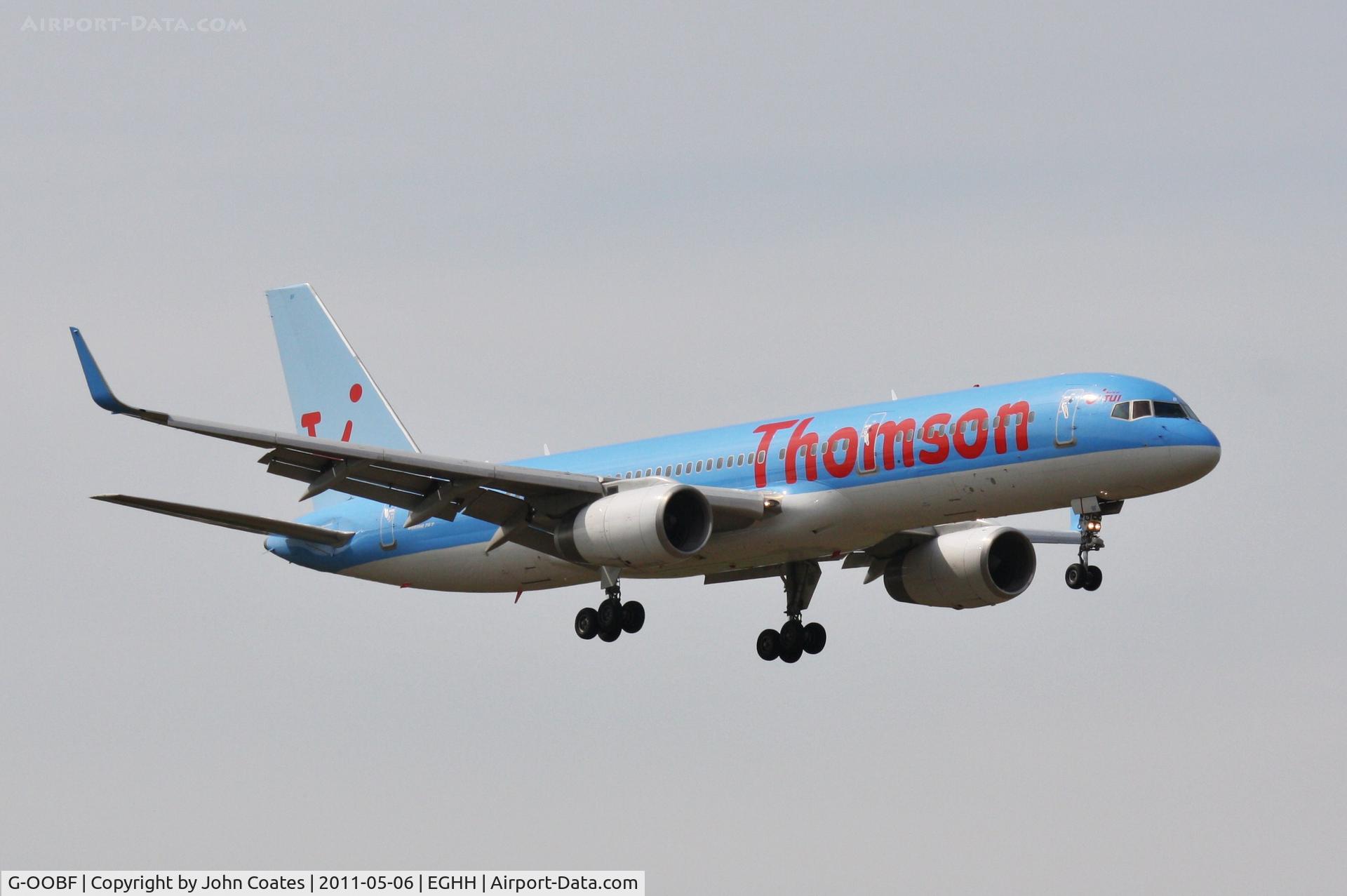 G-OOBF, 2004 Boeing 757-28A C/N 33101, Approach 08