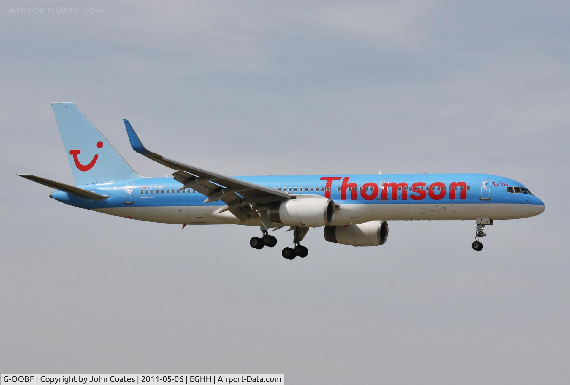 G-OOBF, 2004 Boeing 757-28A C/N 33101, Arriving 08