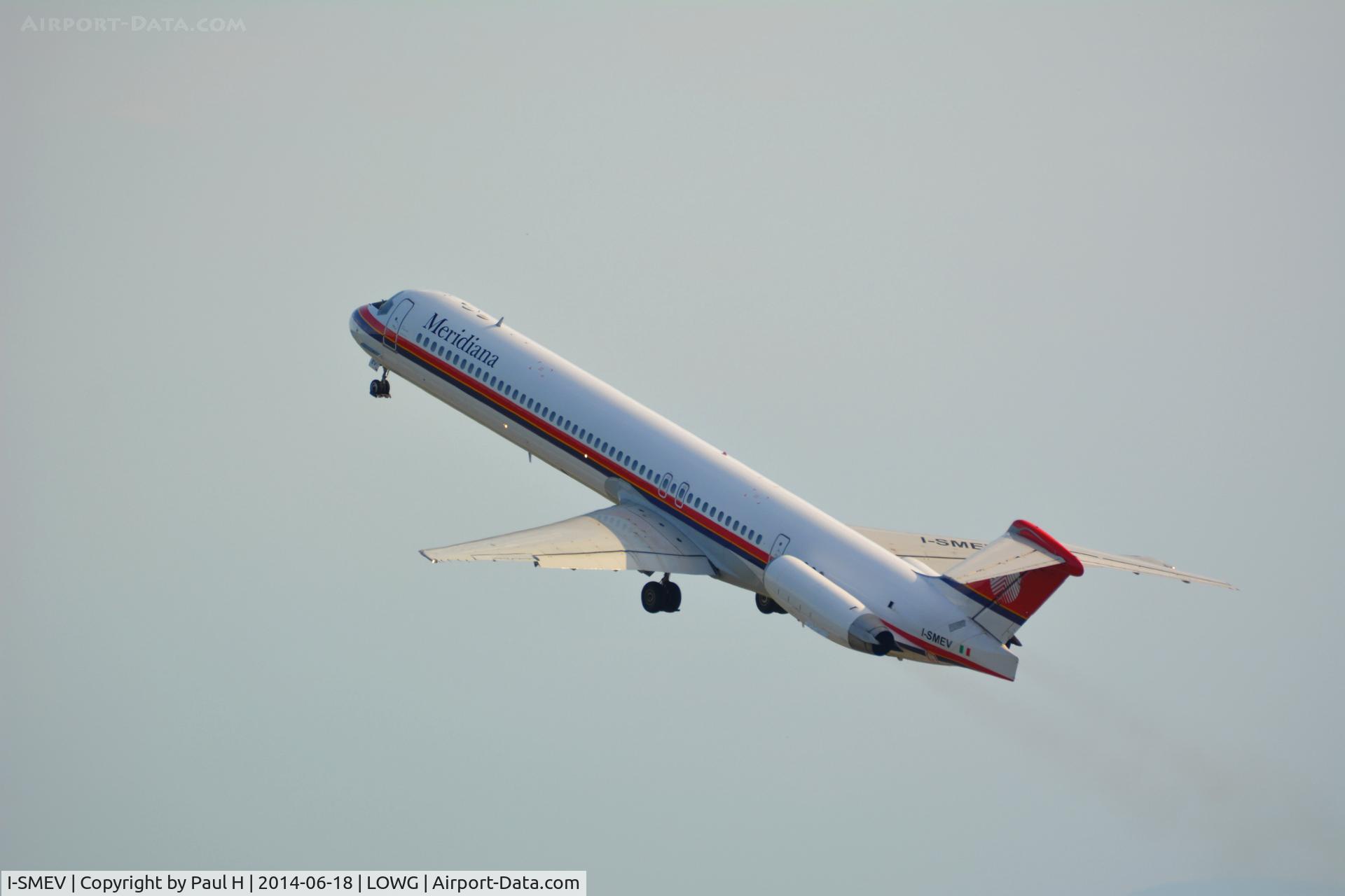 I-SMEV, 1988 McDonnell Douglas MD-82 (DC-9-82) C/N 49669, Take-off