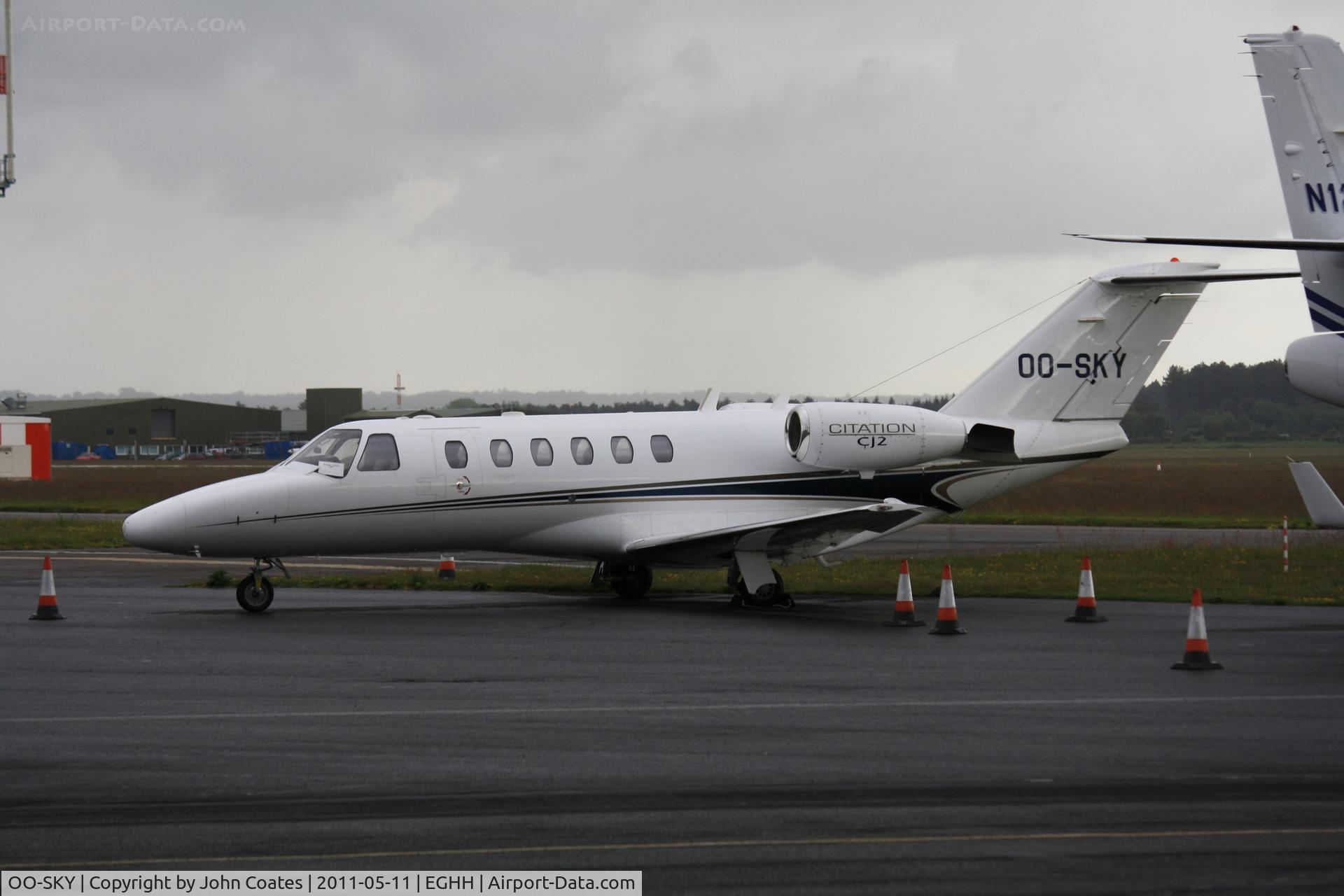 OO-SKY, 2004 Cessna 525A CitationJet CJ2 C/N 525A-0197, At CSE