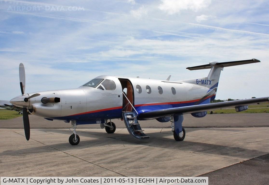 G-MATX, 2005 Pilatus PC-12/45 C/N 682, At Pilatus