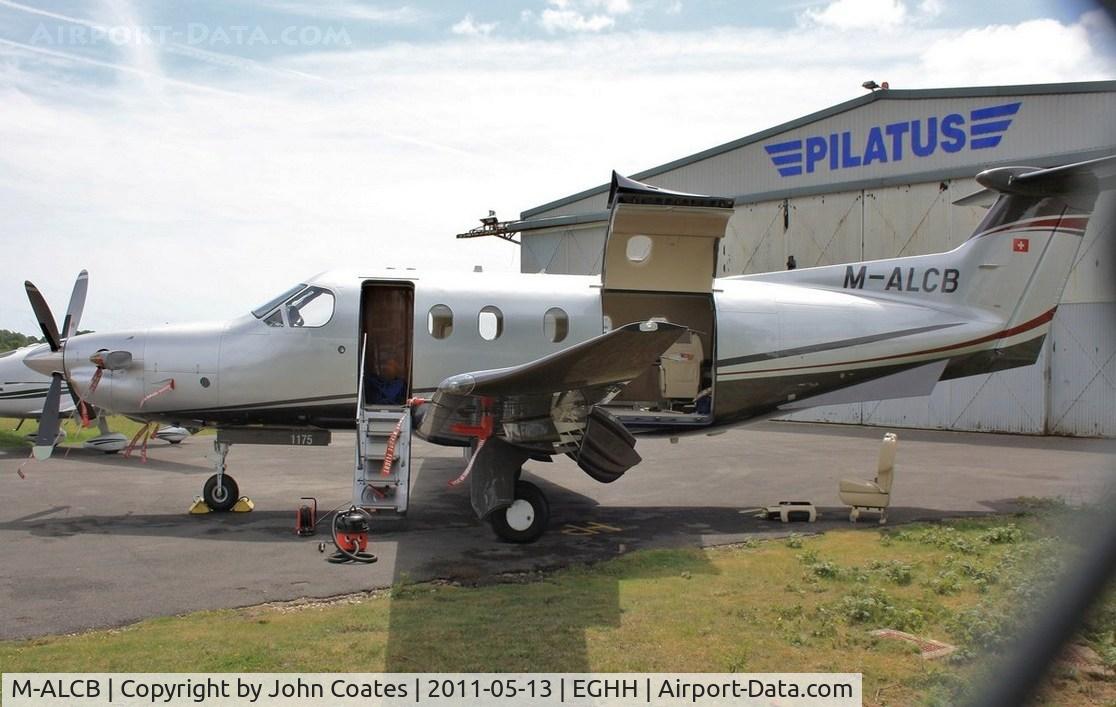 M-ALCB, 2009 Pilatus PC-12/47E C/N 1175, At Pilatus