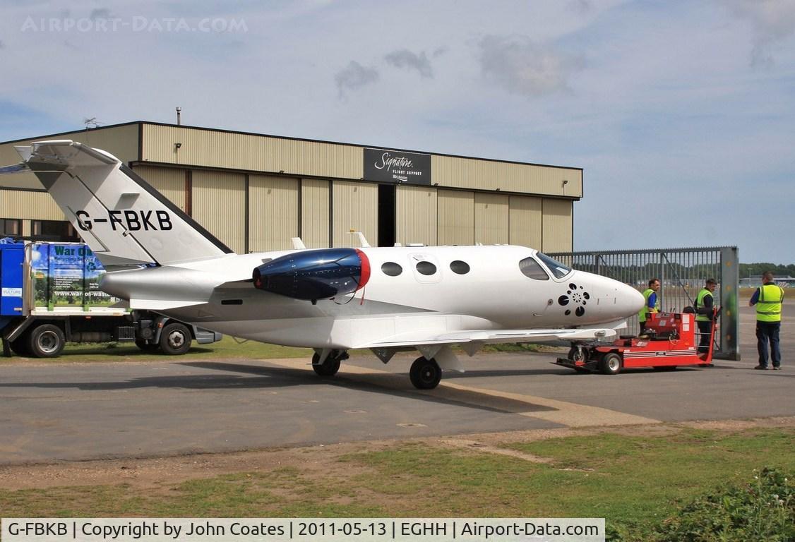 G-FBKB, 2008 Cessna 510 Citation Mustang Citation Mustang C/N 510-0126, Leaving paintshop
