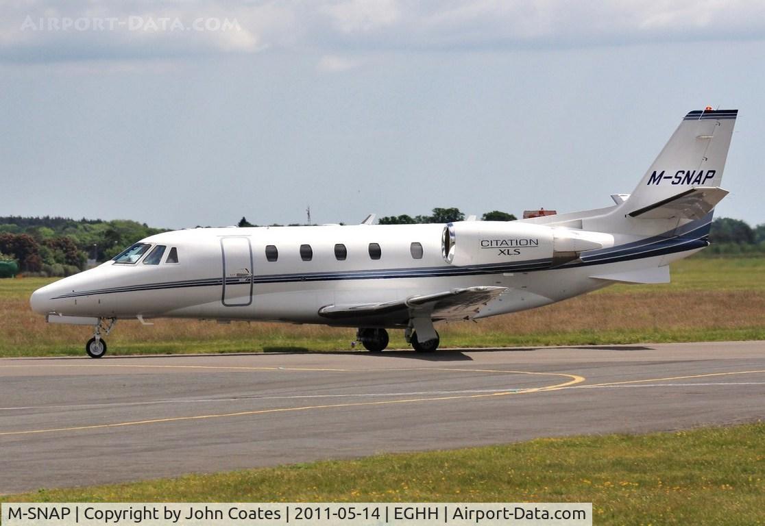 M-SNAP, 2008 Cessna 560XL Citation XLS C/N 560-5770, Taxiing