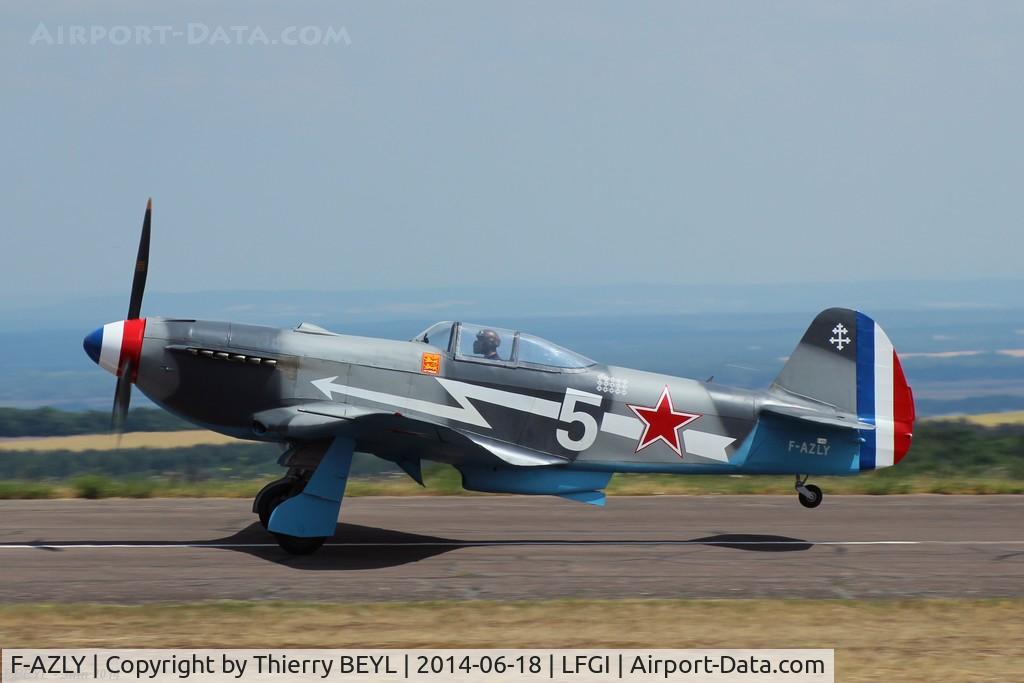 F-AZLY, Yakovlev Yak-3U C/N 172890, One a first flights with this new paint sheme