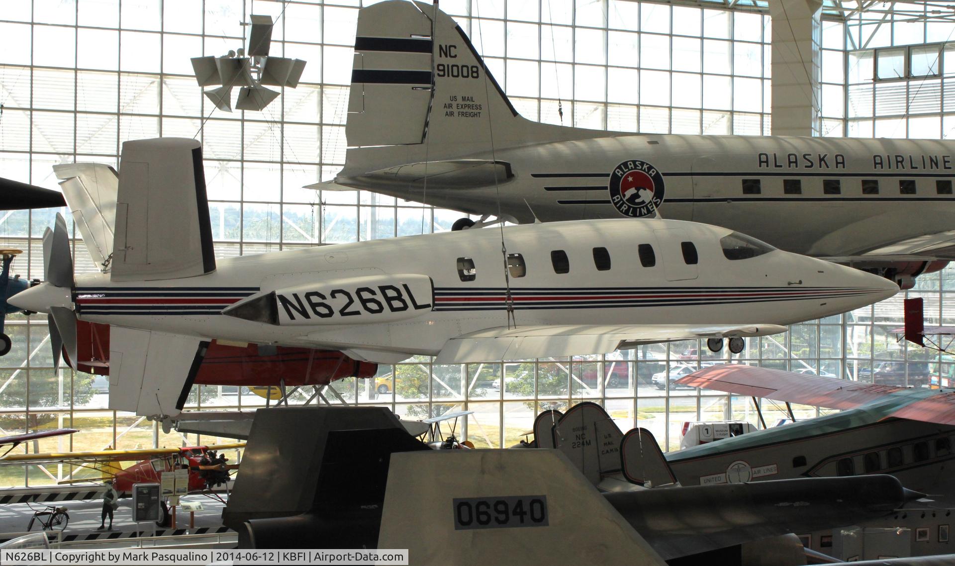 N626BL, 1980 Lear Fan Limited LF 2100 C/N E001, Lear Fan LF 2100