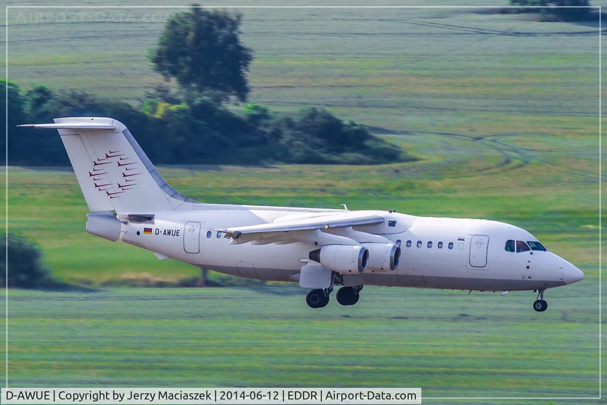 D-AWUE, 1986 British Aerospace BAe.146-200 C/N E2050, British Aerospace BAe.146-200