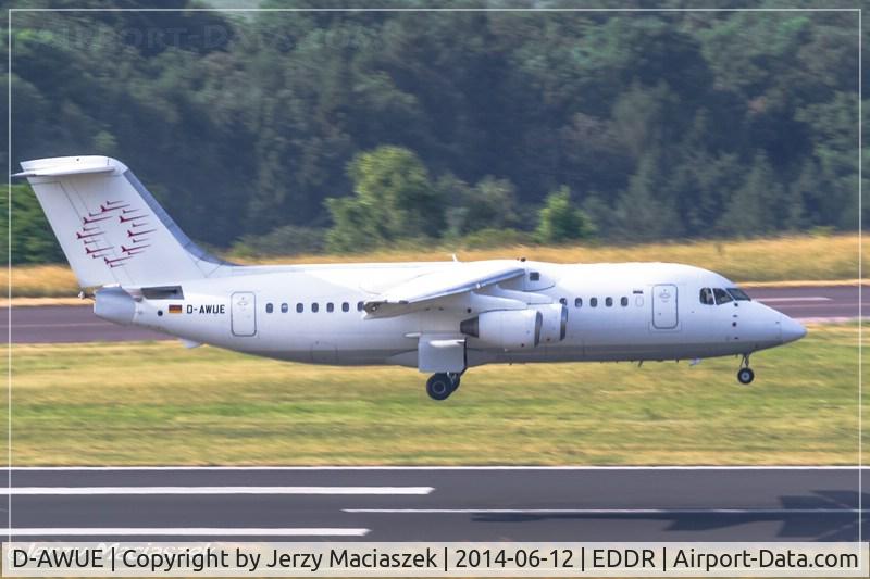 D-AWUE, 1986 British Aerospace BAe.146-200 C/N E2050, British Aerospace BAe.146-200