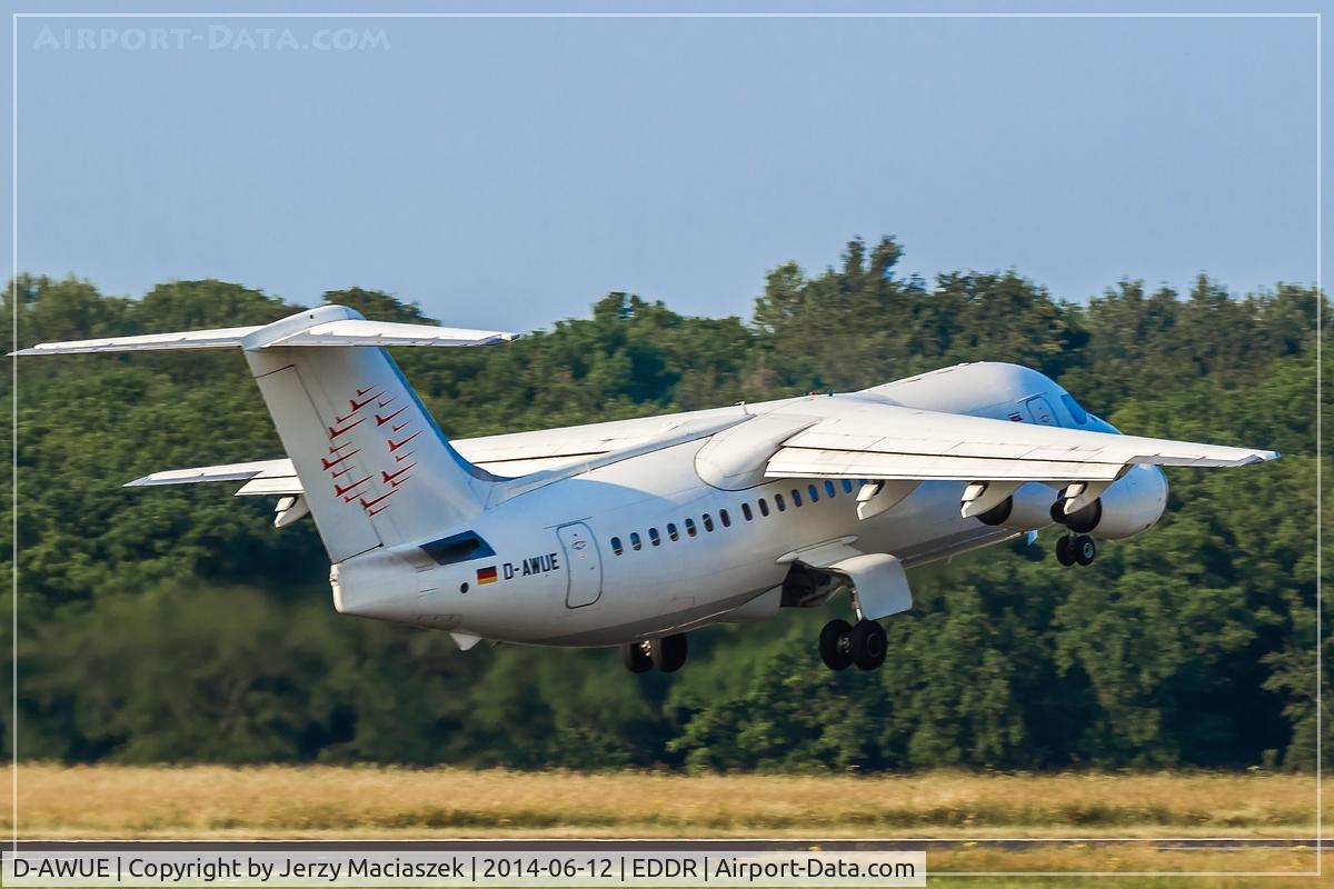 D-AWUE, 1986 British Aerospace BAe.146-200 C/N E2050, British Aerospace BAe.146-200