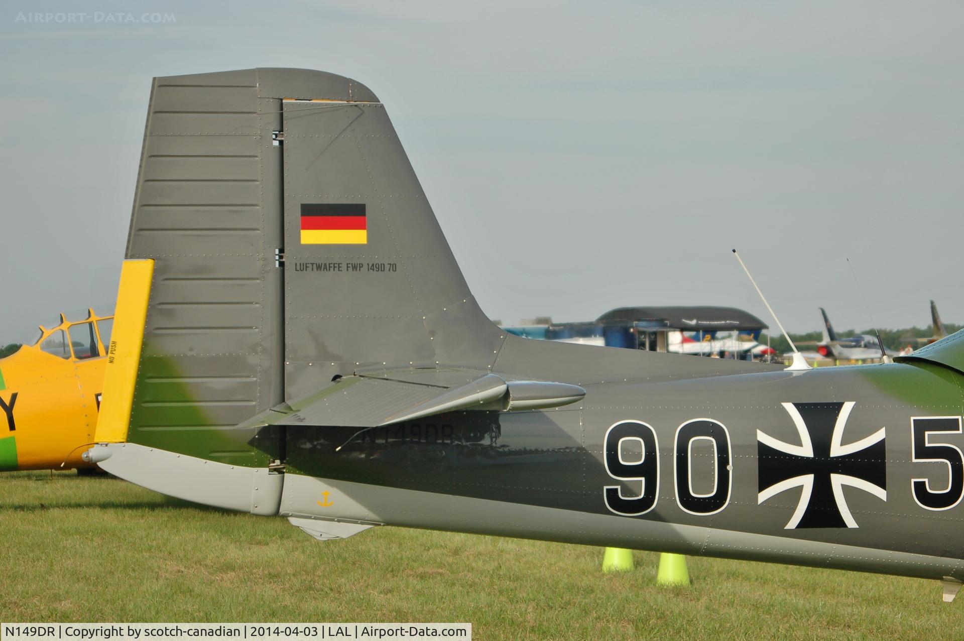 N149DR, Focke-Wulf FWP-149D C/N 70, Focke-Wulf FWP-149D, N149DR, at 2014 Sun n Fun, Lakeland Linder Regional Airport, Lakeland, FL