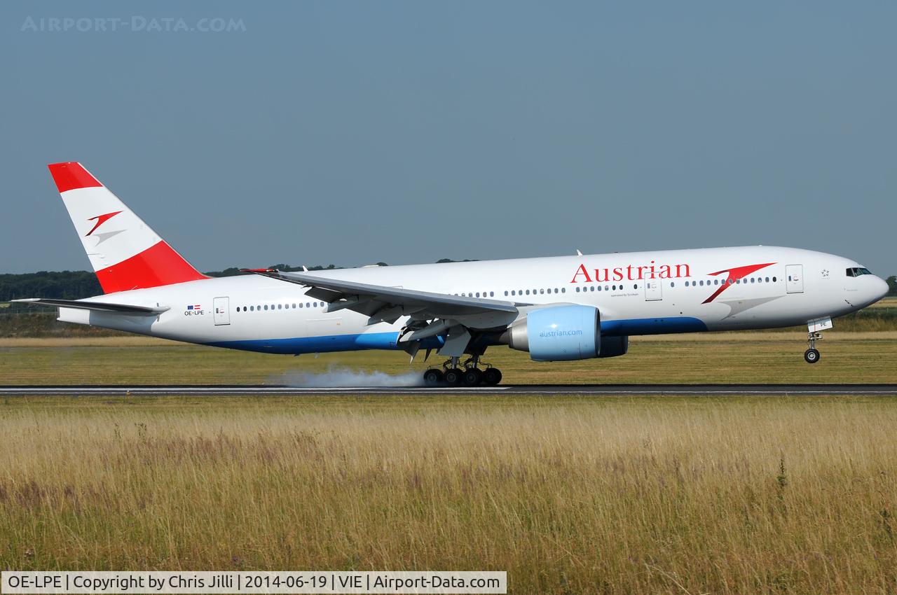 OE-LPE, 1998 Boeing 777-2Q8/ER C/N 27607, Austrian Airlines