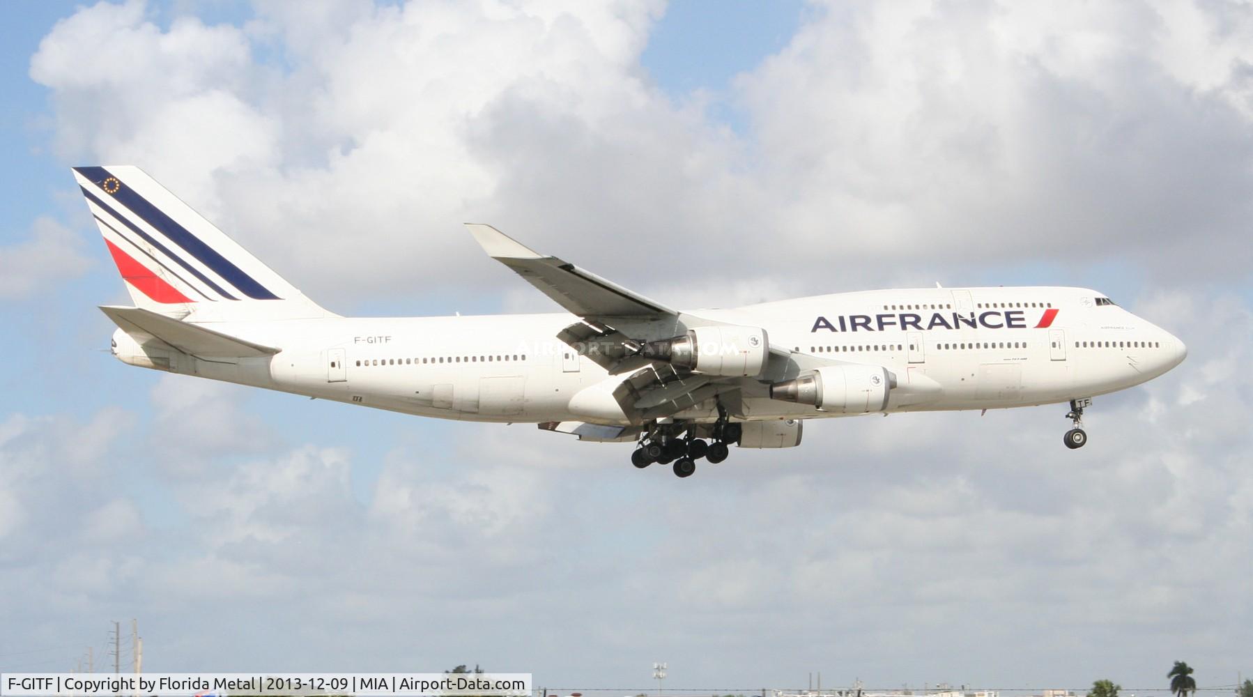 F-GITF, 1992 Boeing 747-428 C/N 25602, Air France 747-400