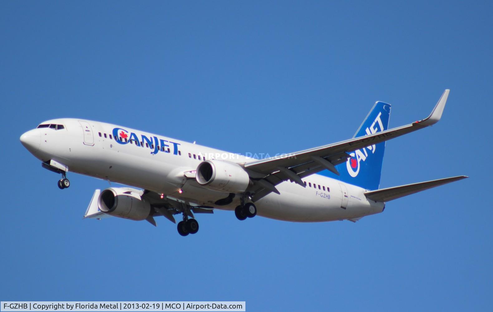 F-GZHB, 2007 Boeing 737-8GJ C/N 34902, Canjet 737-800