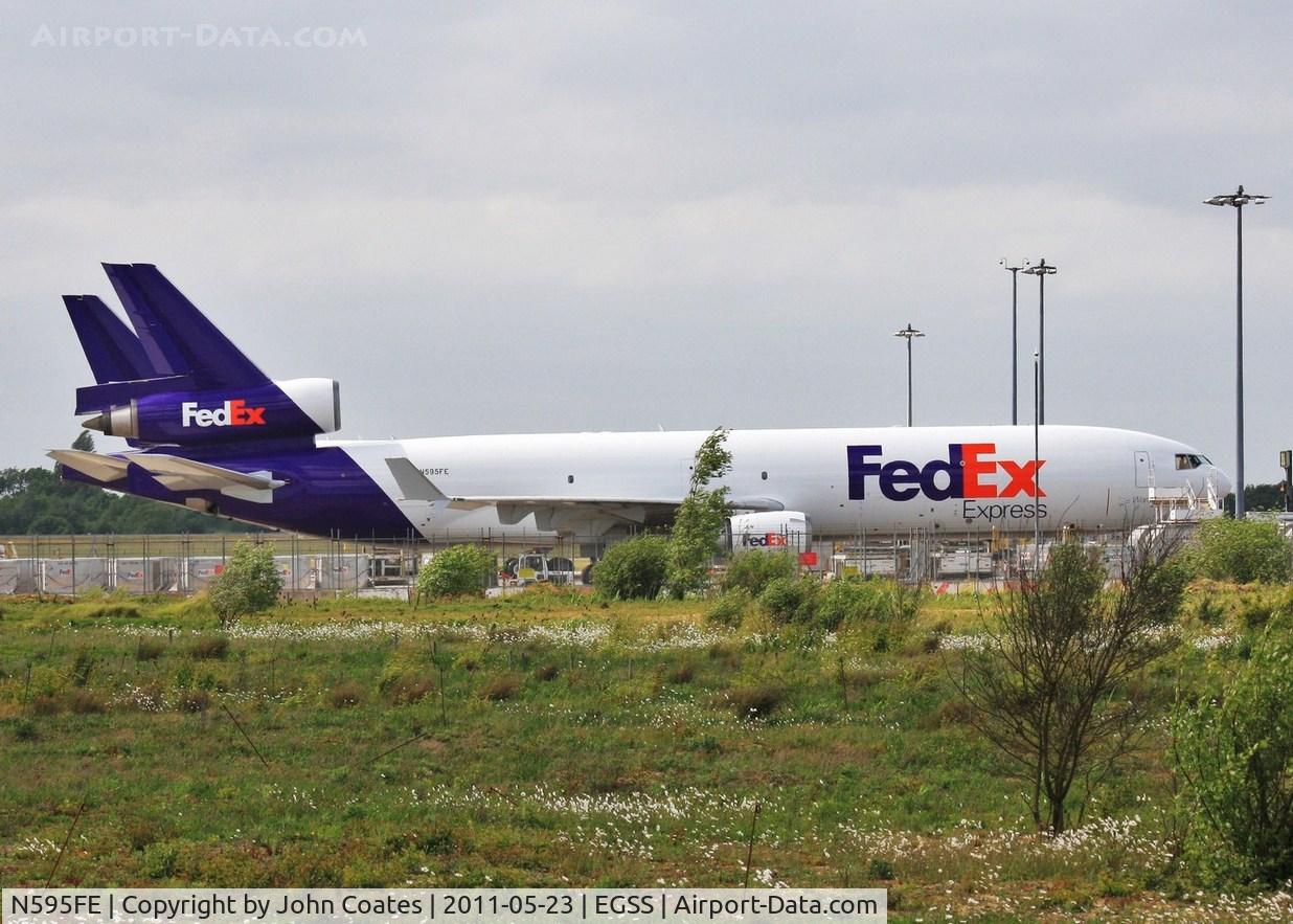 N595FE, 1993 McDonnell Douglas MD-11F C/N 48553, Plus another at Fedex Apron