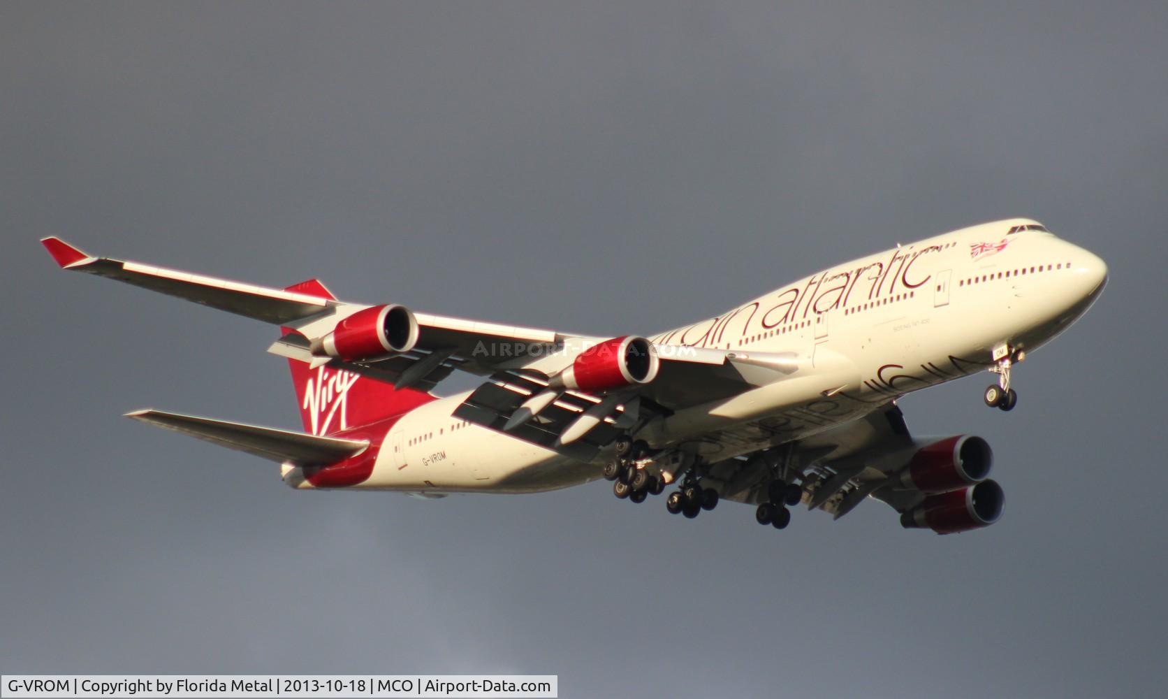 G-VROM, 2001 Boeing 747-443 C/N 32339, Virgin Atlantic 747-400