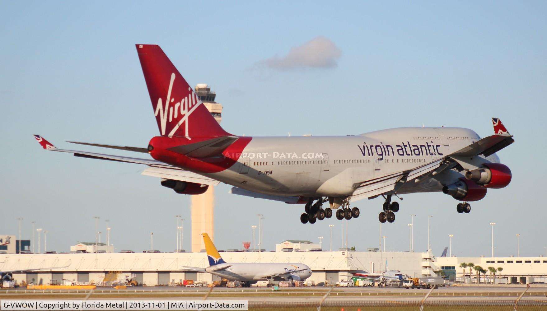 G-VWOW, 2001 Boeing 747-41R C/N 32745, Virgin Atlantic 747-400