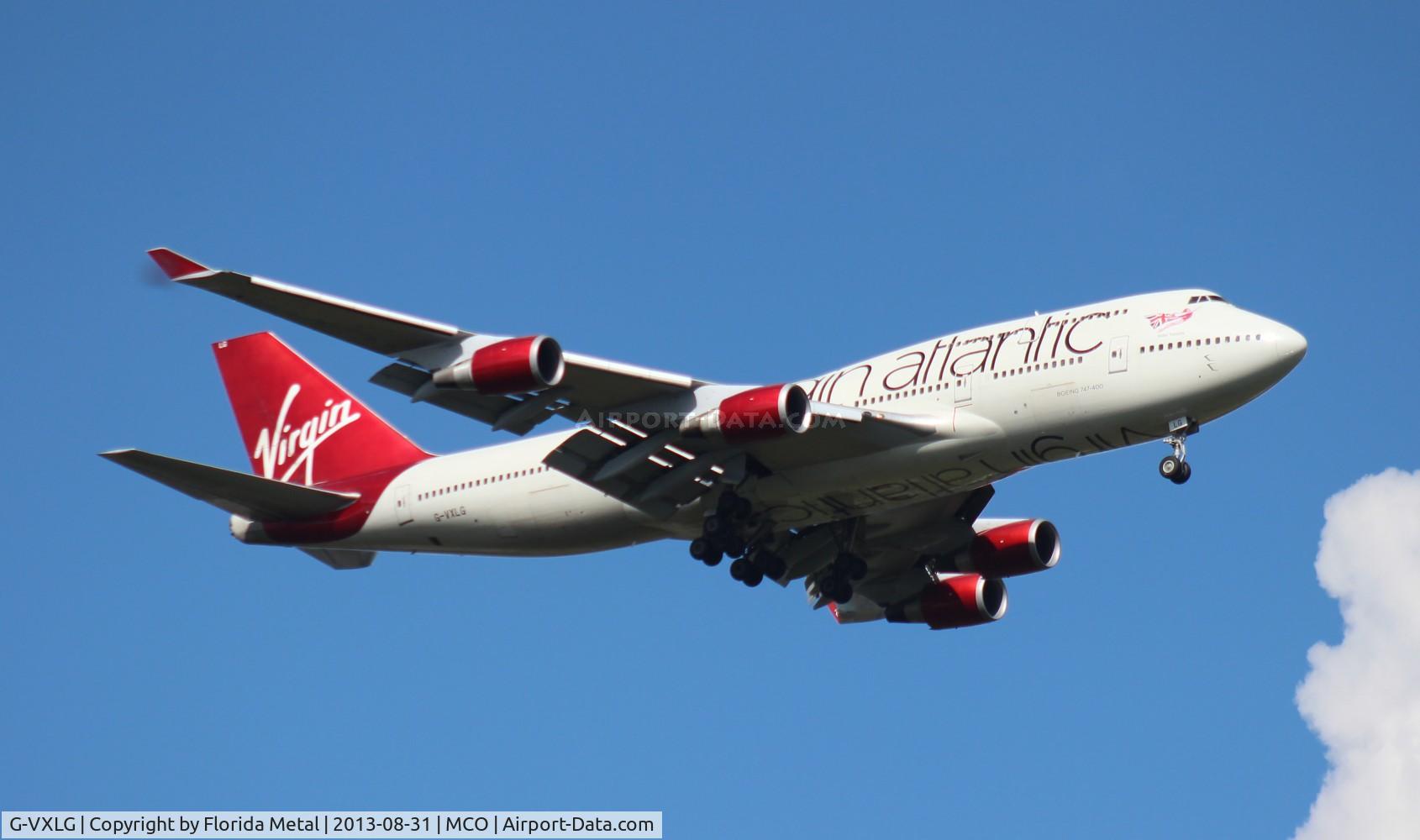 G-VXLG, 1998 Boeing 747-41R C/N 29406, Virgin Atlantic 747-400