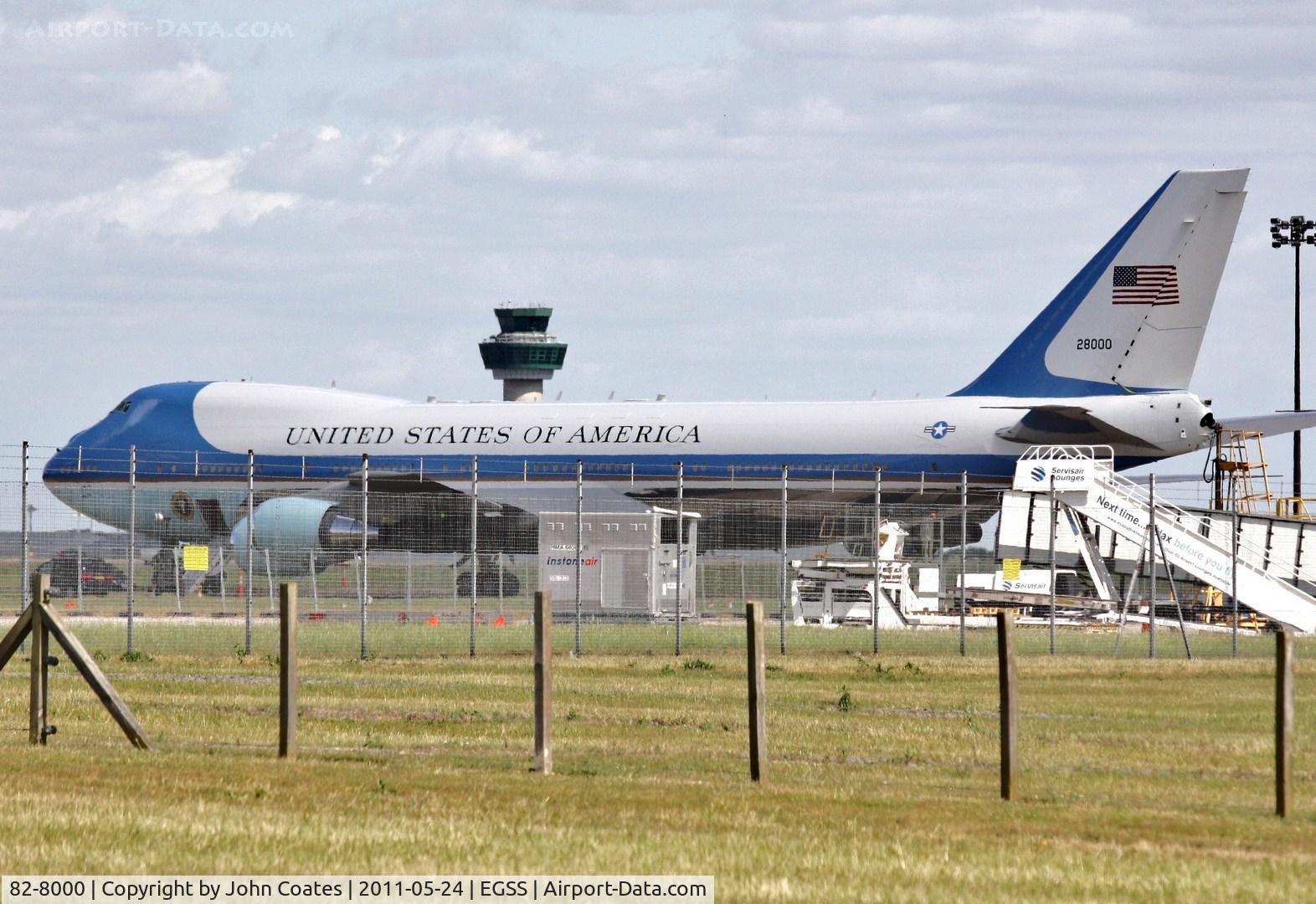 82-8000, 1987 Boeing VC-25A (747-2G4B) C/N 23824, President Obama's visit
