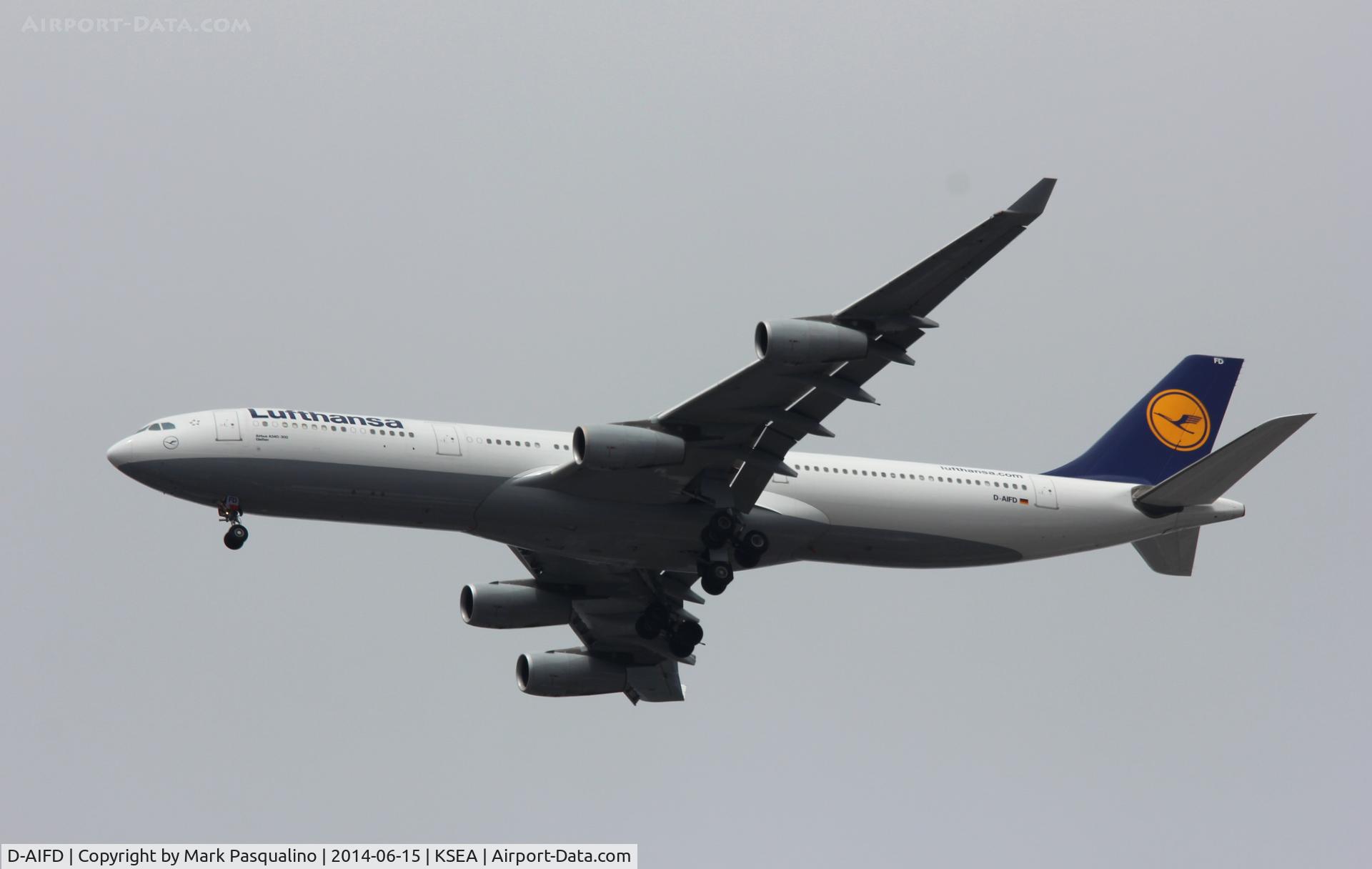 D-AIFD, 2001 Airbus A340-313X C/N 390, Airbus A340-300