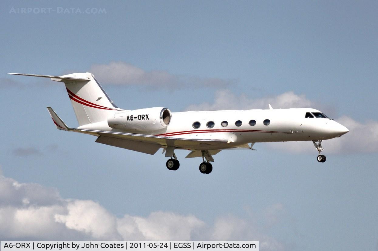 A6-ORX, 2008 Gulfstream Aerospace GIV-X (G450) C/N 4133, On finals