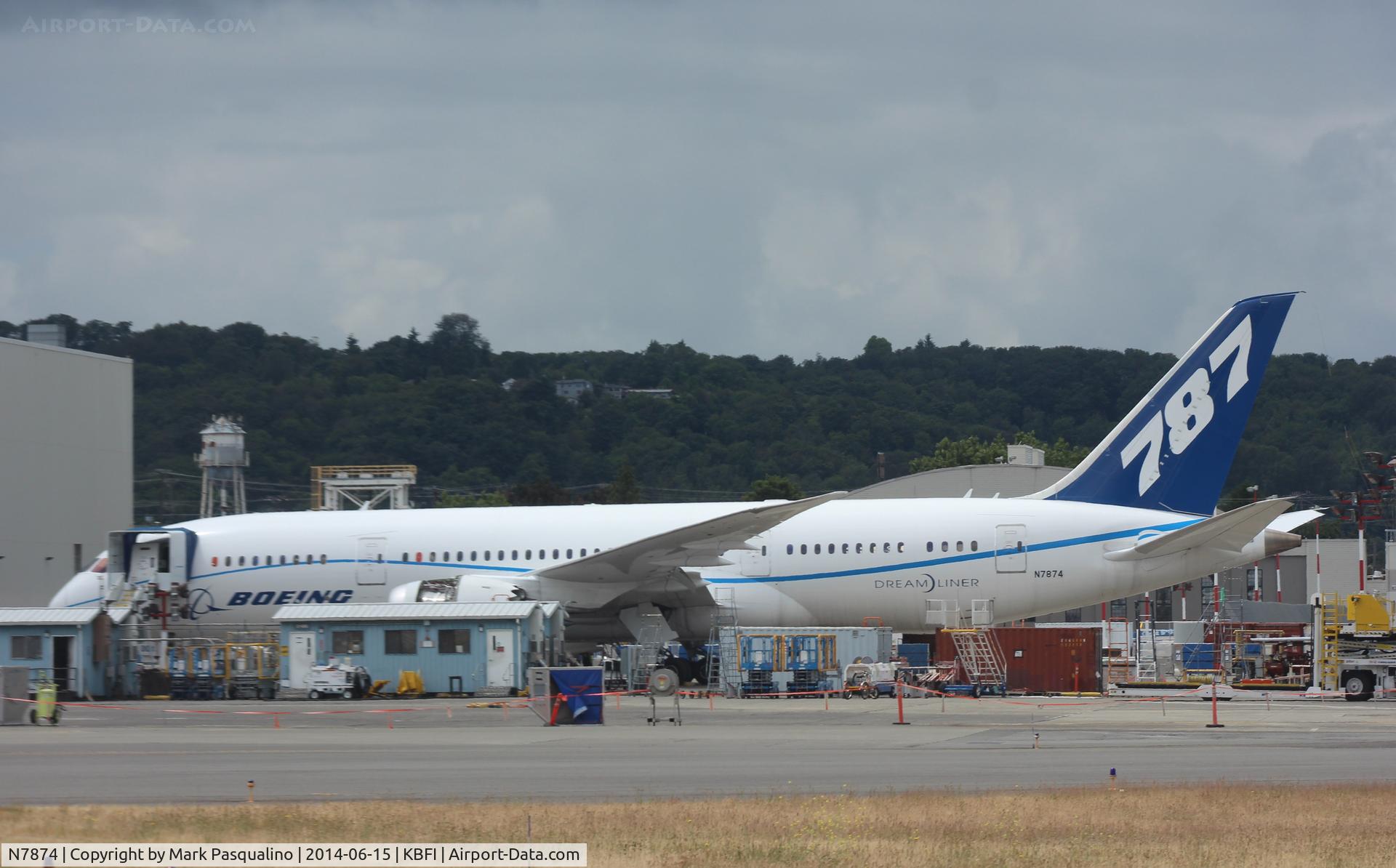 N7874, 2009 Boeing 787-8 Dreamliner C/N 40693, Boeing 787-8