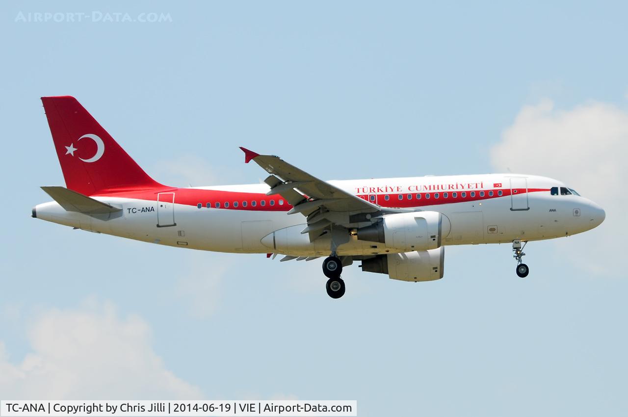 TC-ANA, 2000 Airbus ACJ319 (A319-115/CJ) C/N 1002, Turkish Republic - Turkish Air Force