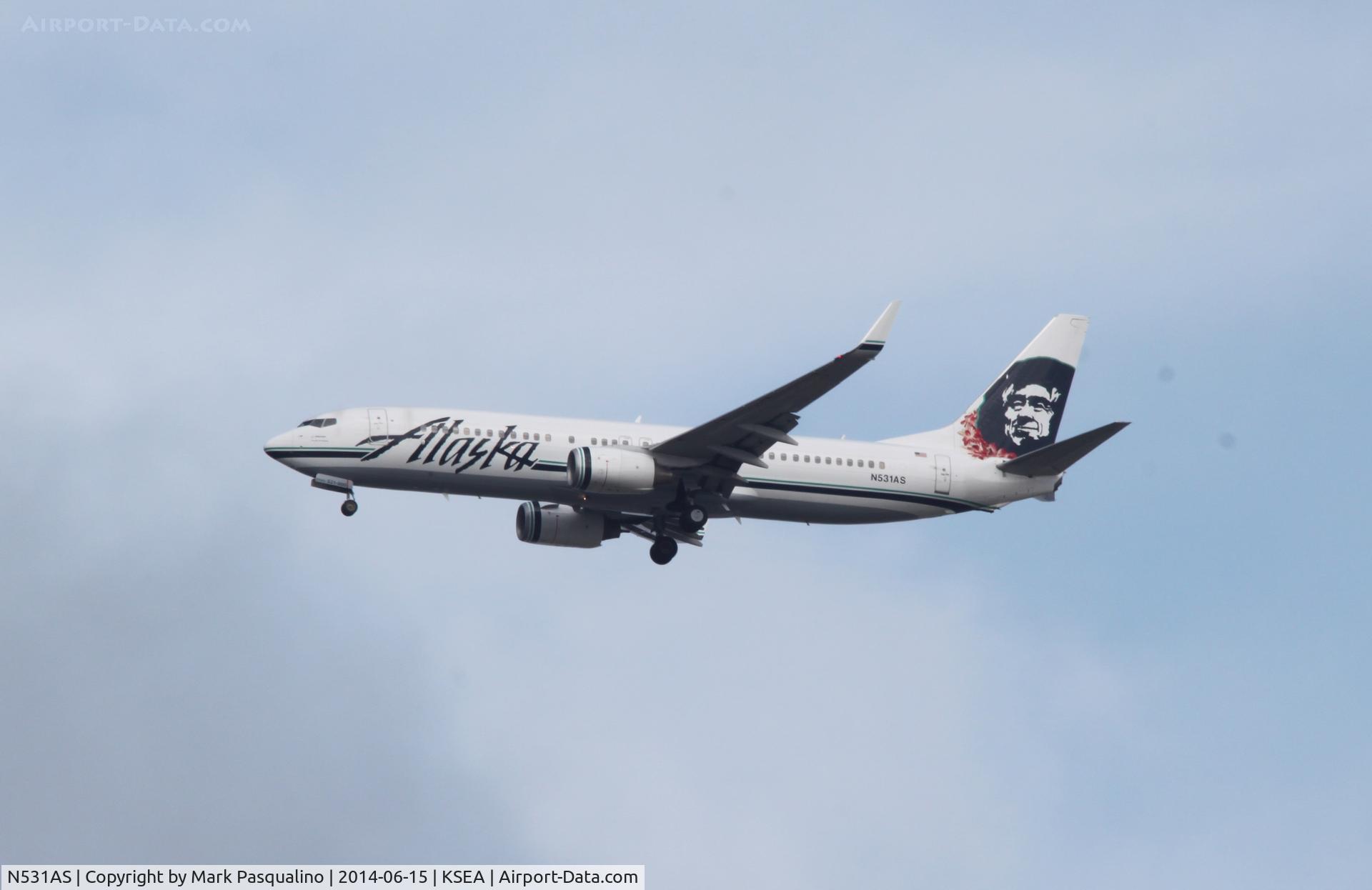 N531AS, 2010 Boeing 737-890 C/N 35199, Boeing 737-800