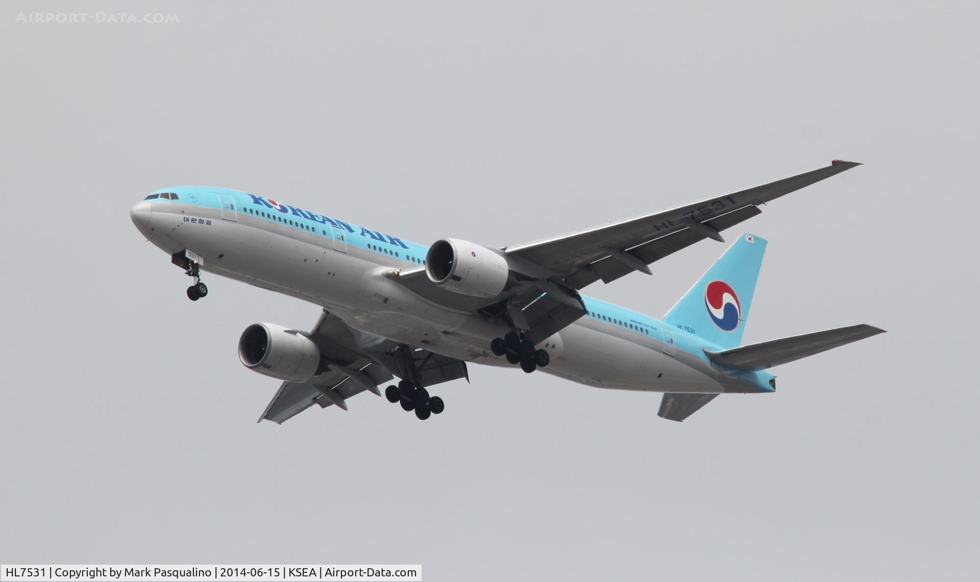 HL7531, 1997 Boeing 777-2B5/ER C/N 27946, Boeing 777-200ER