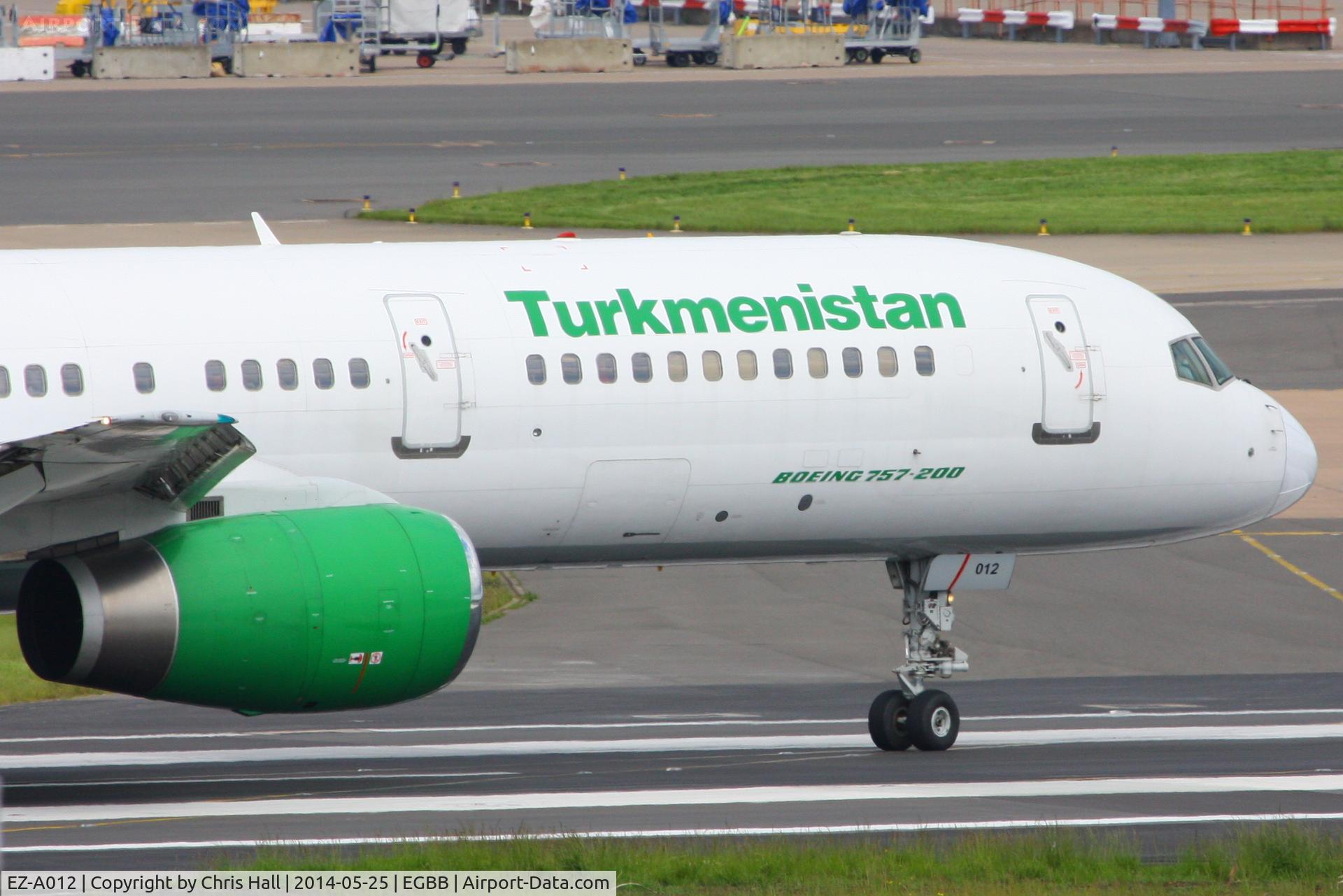 EZ-A012, 1996 Boeing 757-22K C/N 28337, Turkmenistan Airlines