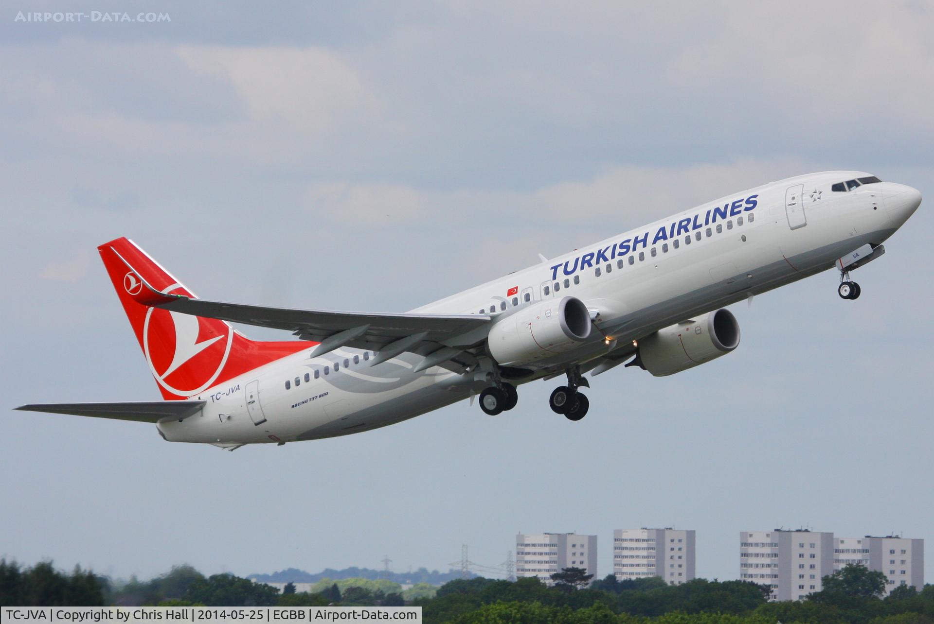 TC-JVA, 2014 Boeing 737-8F2 C/N 40988, Turkish Airlines