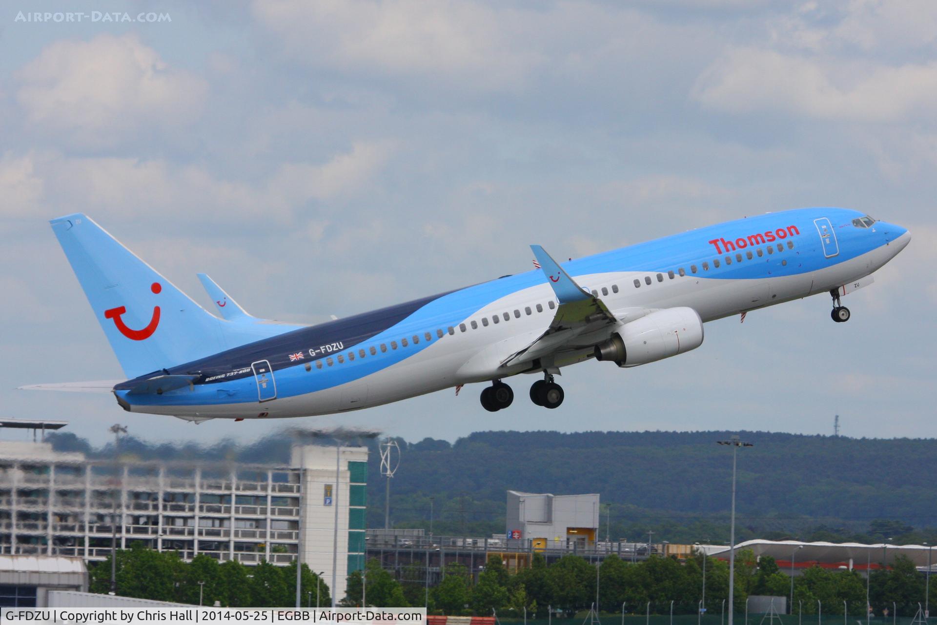 G-FDZU, 2011 Boeing 737-8K5 C/N 37253, Thomson