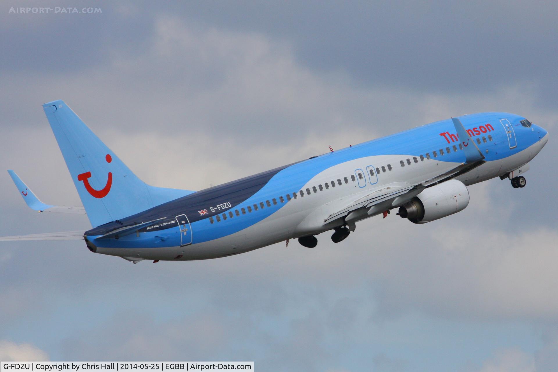 G-FDZU, 2011 Boeing 737-8K5 C/N 37253, Thomson