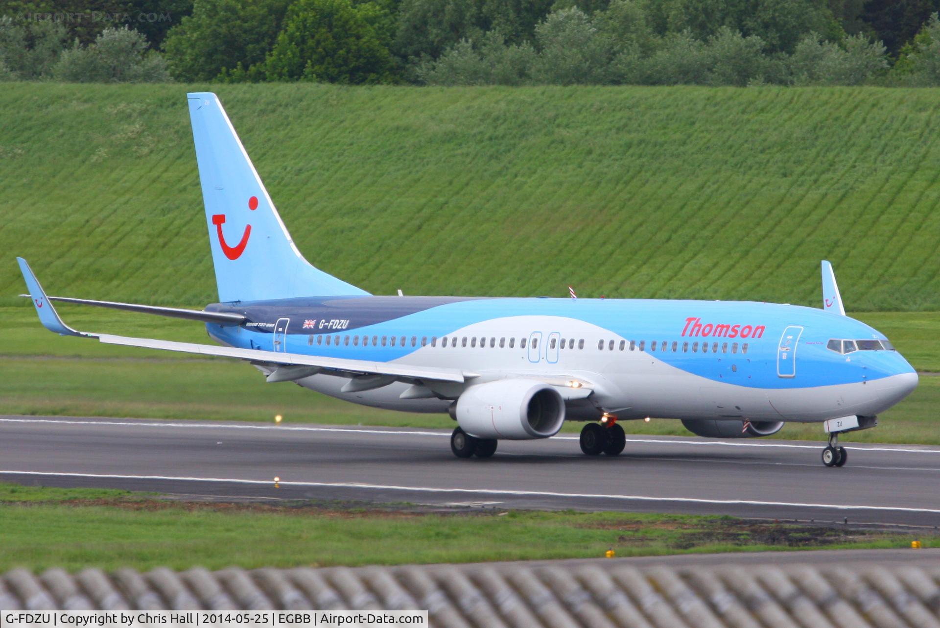 G-FDZU, 2011 Boeing 737-8K5 C/N 37253, Thomson