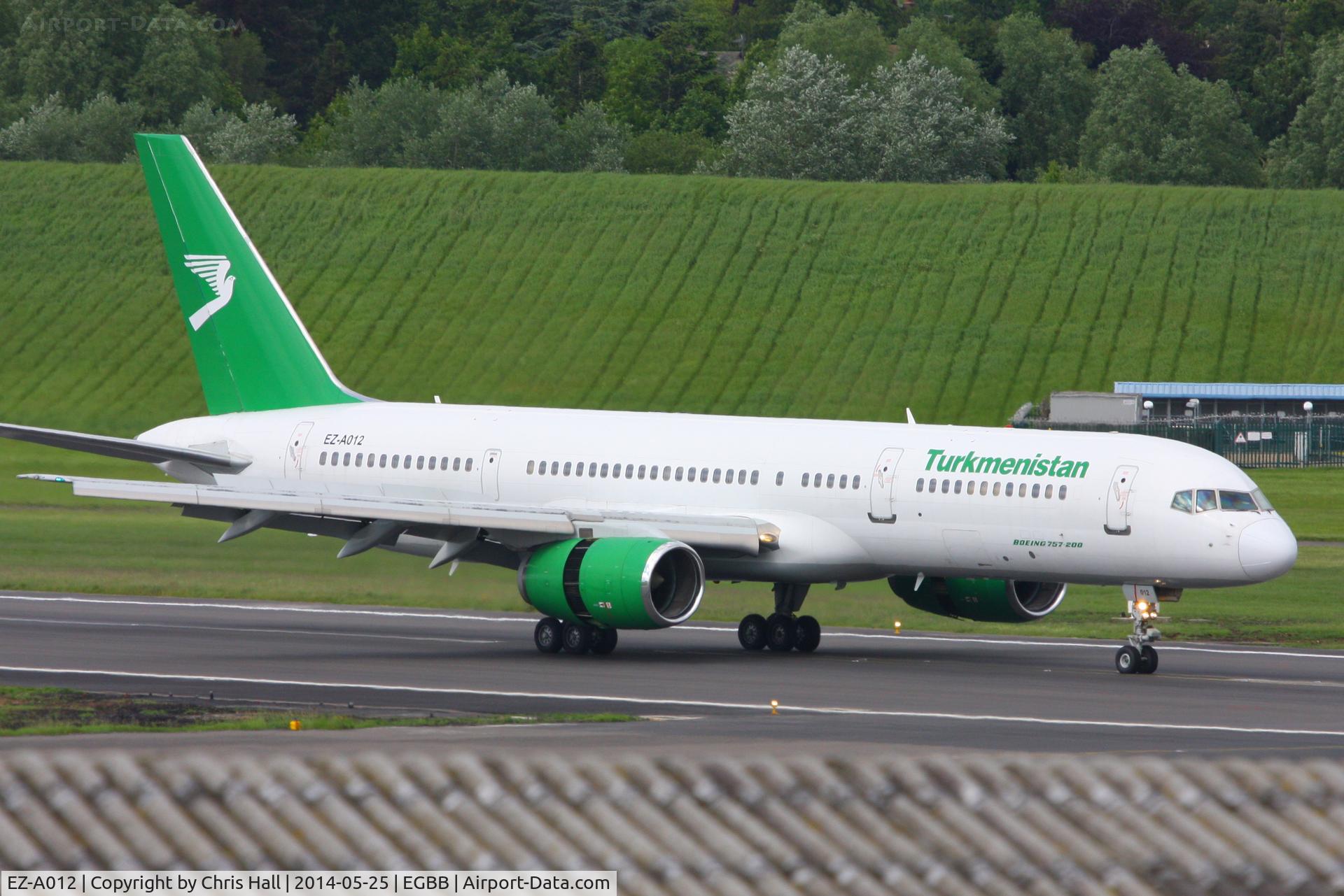 EZ-A012, 1996 Boeing 757-22K C/N 28337, Turkmenistan Airlines
