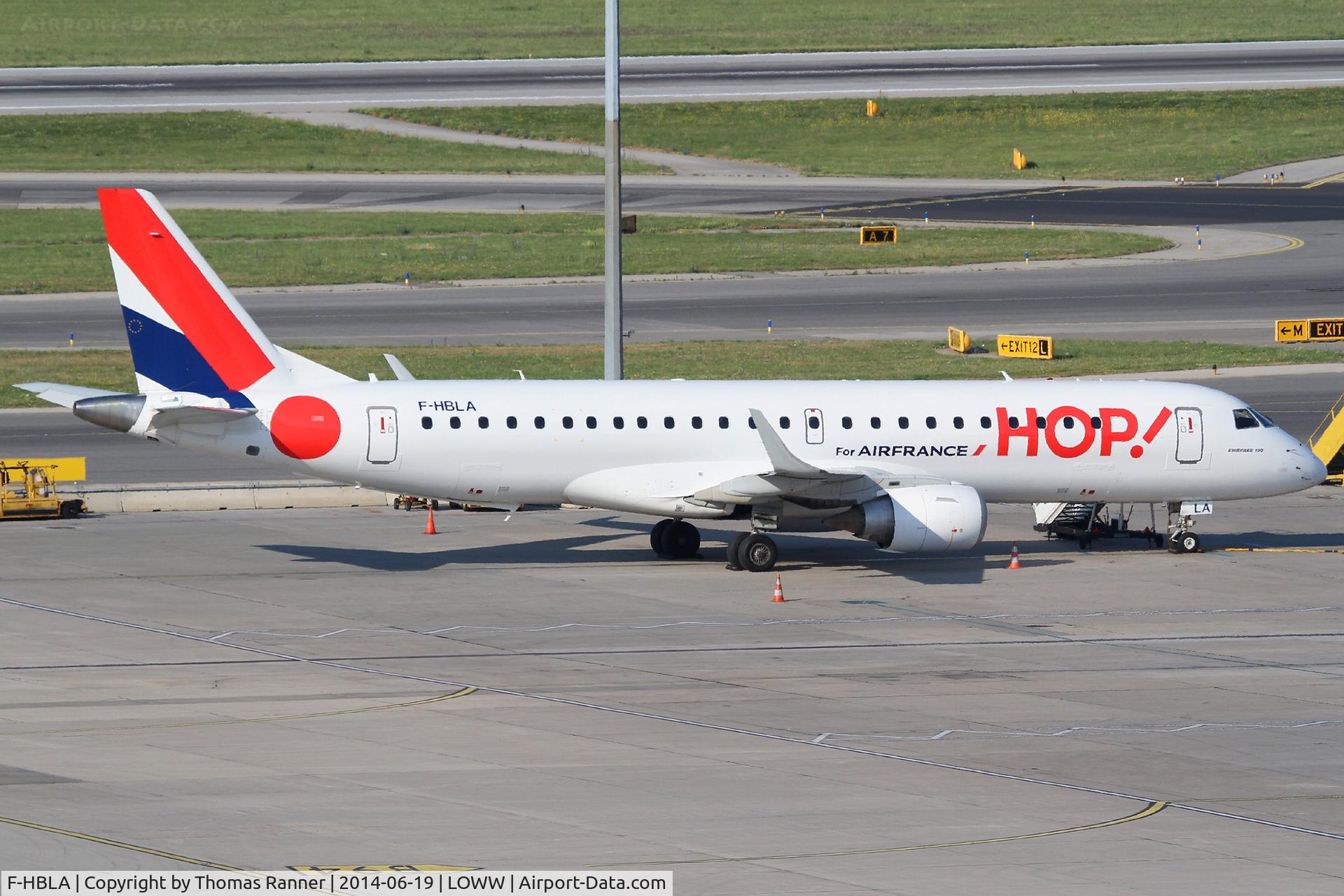 F-HBLA, 2007 Embraer 195LR (ERJ-190-200LR) C/N 19000051, HOP! Emb190